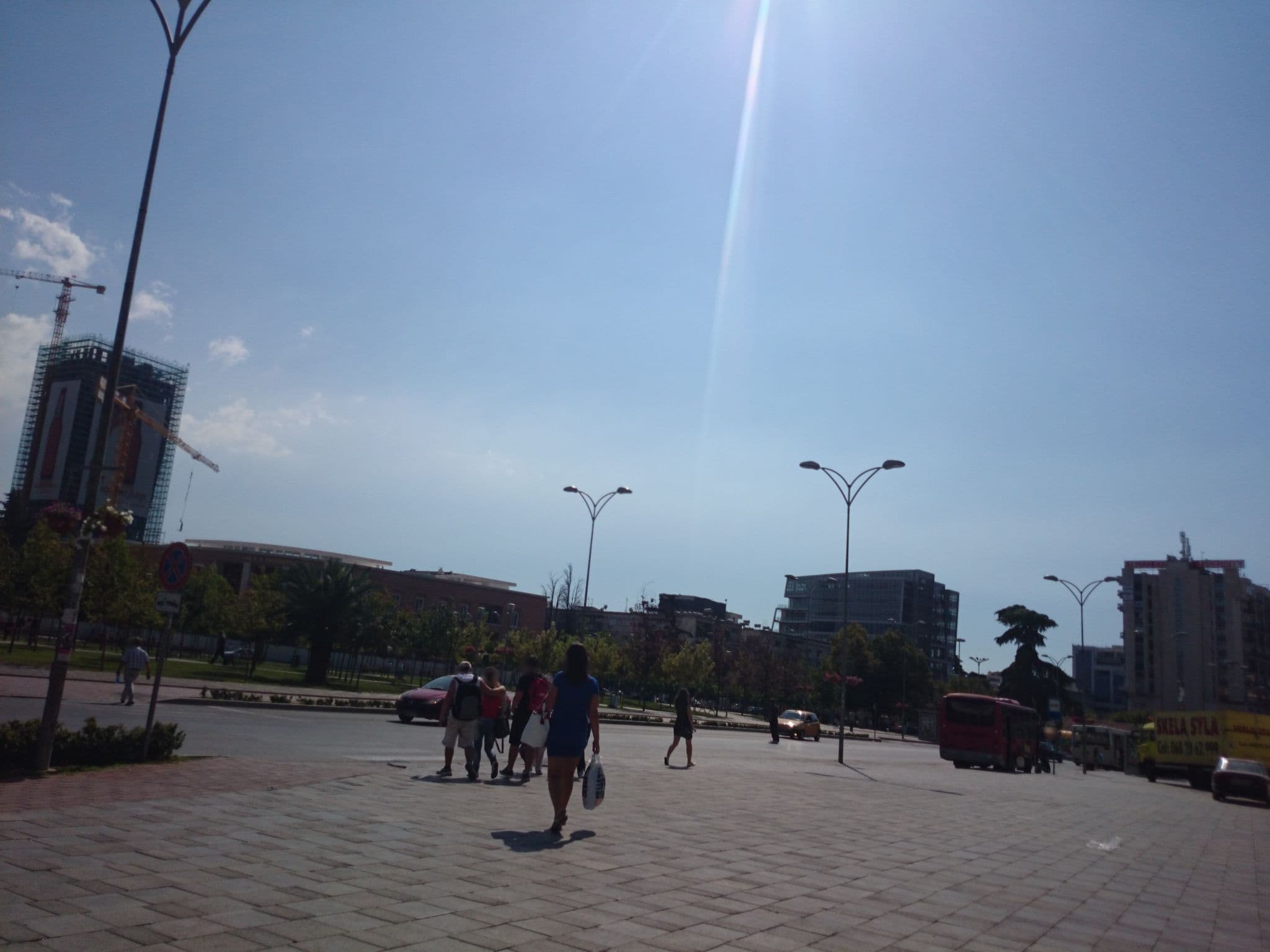 Street view near Hotel Continental Tirana, Tirana — © malenki (CC BY-SA · Mapillary)