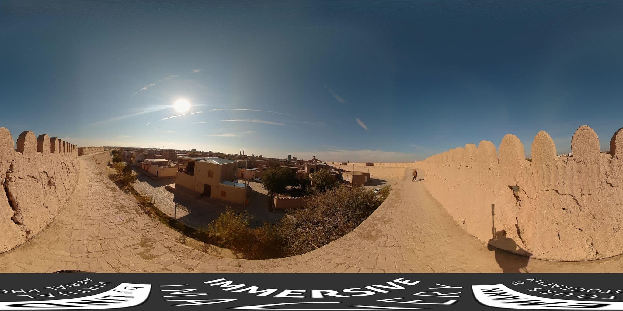 Street view near Caravan Hotel, Xiva — © l1ndemann (CC BY-SA · Mapillary)
