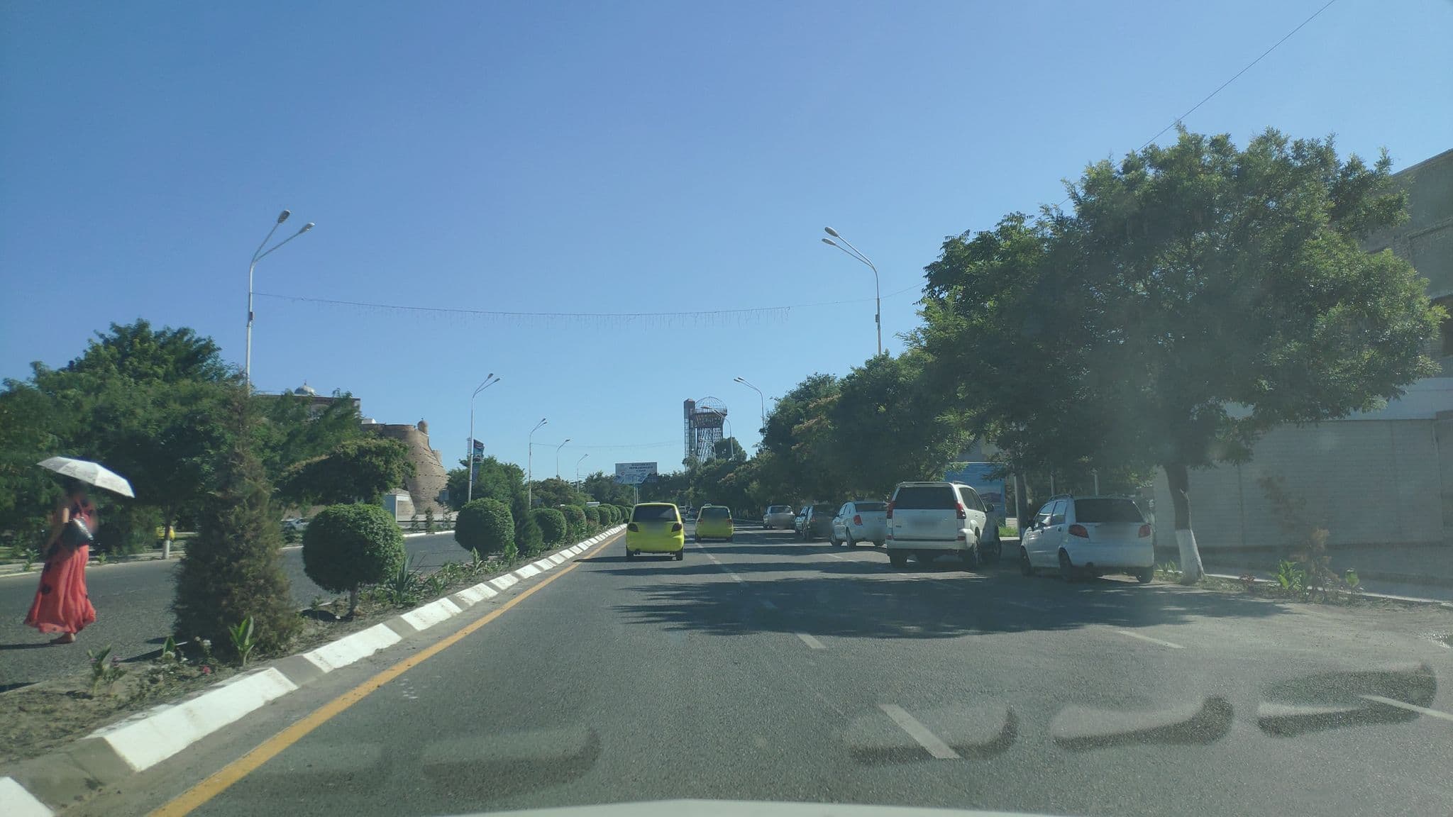 Street view near Гостиница Арк Мехмонхона, Bukhara — © abdurohman (CC BY-SA · Mapillary)