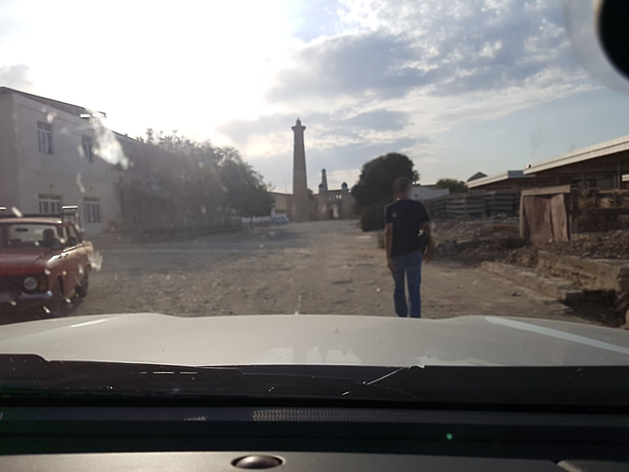 Street view near Madrassah Povlon-Qori Boutique, Xiva — © whetto (CC BY-SA · Mapillary)