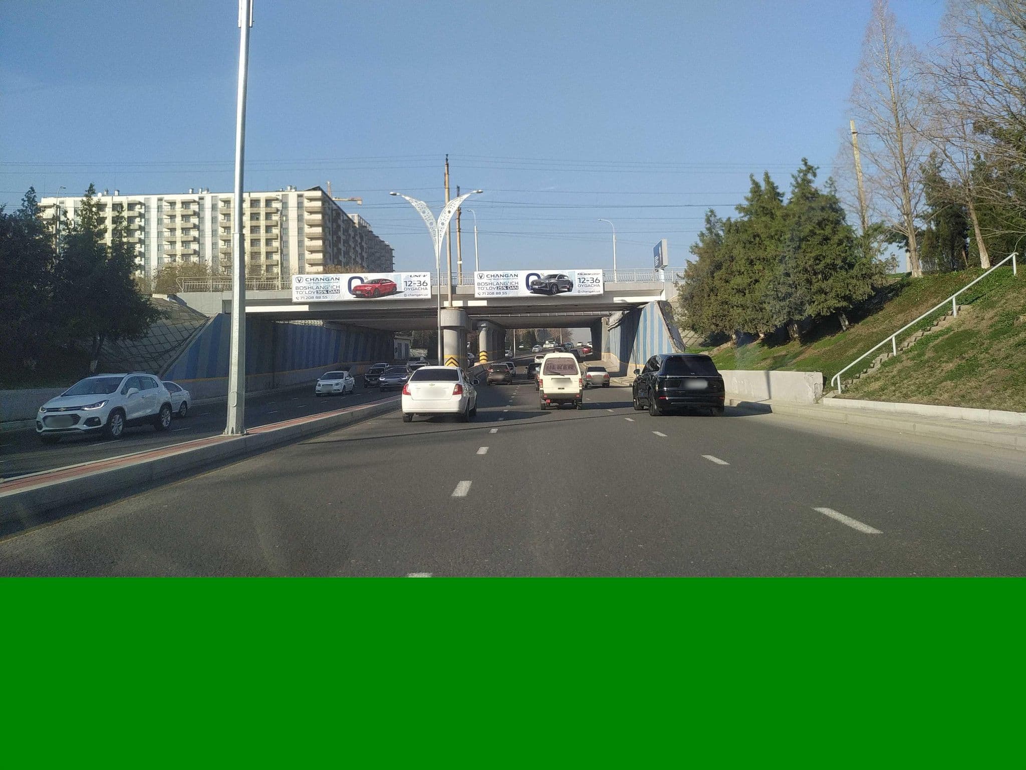 Street view near Khorrot Roadside, Yunusobod — © sirojiddin520 (CC BY-SA · Mapillary)