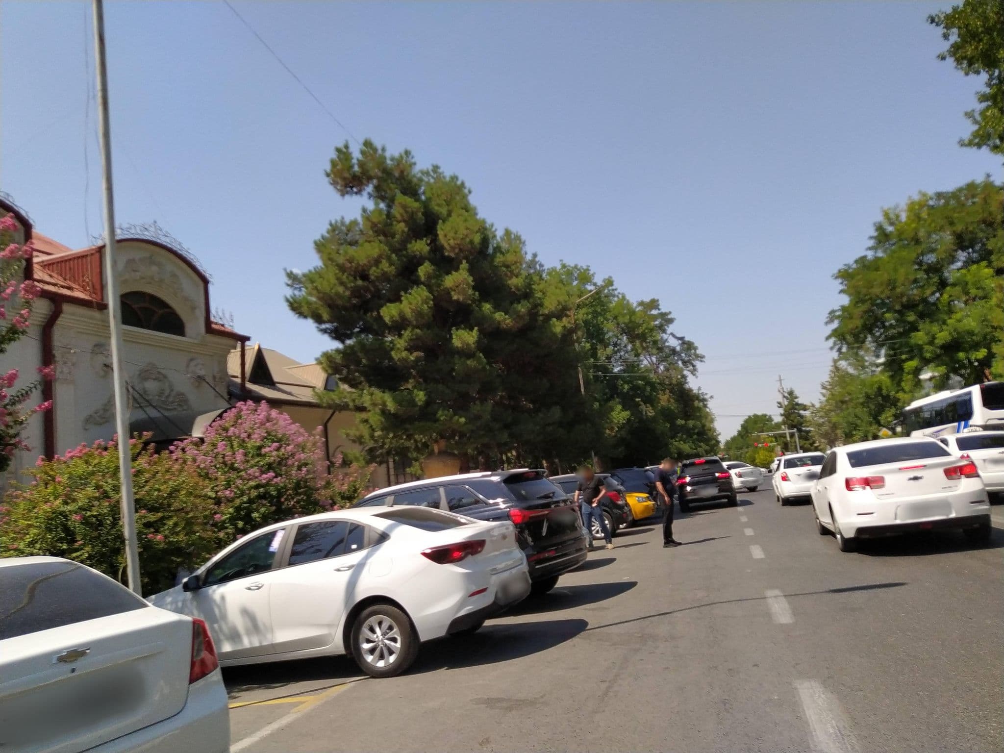 Street view near Hotel Afrosiyab, Samarkand — © ZafarDusanov (CC BY-SA · Mapillary)