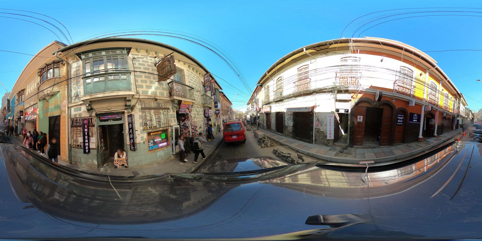 Street view near Vintage B&B, La Paz — © kaart_2 (CC BY-SA · Mapillary)