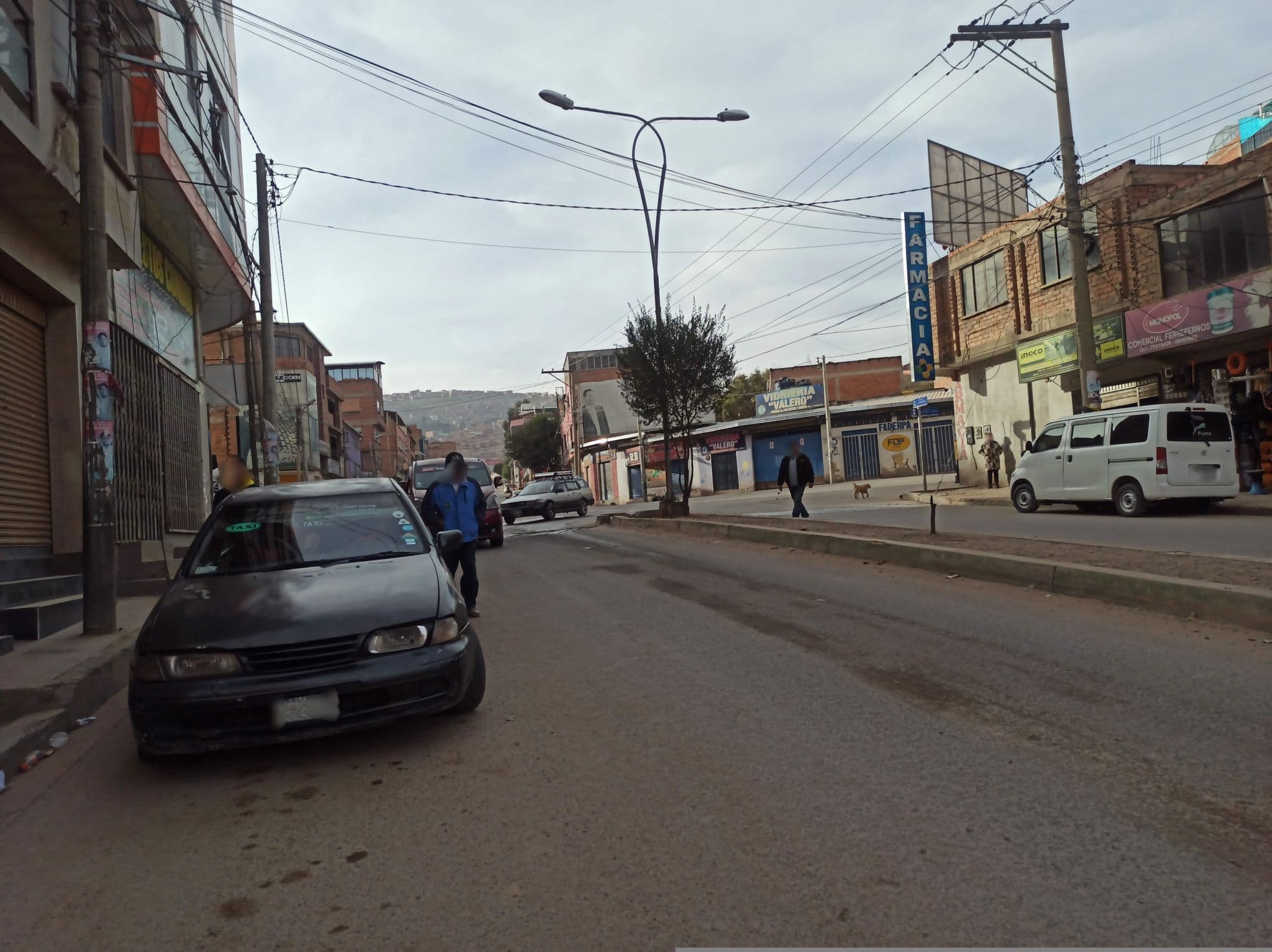 Street view near Hostal Churata, Potosí — © juanfajardobo (CC BY-SA · Mapillary)