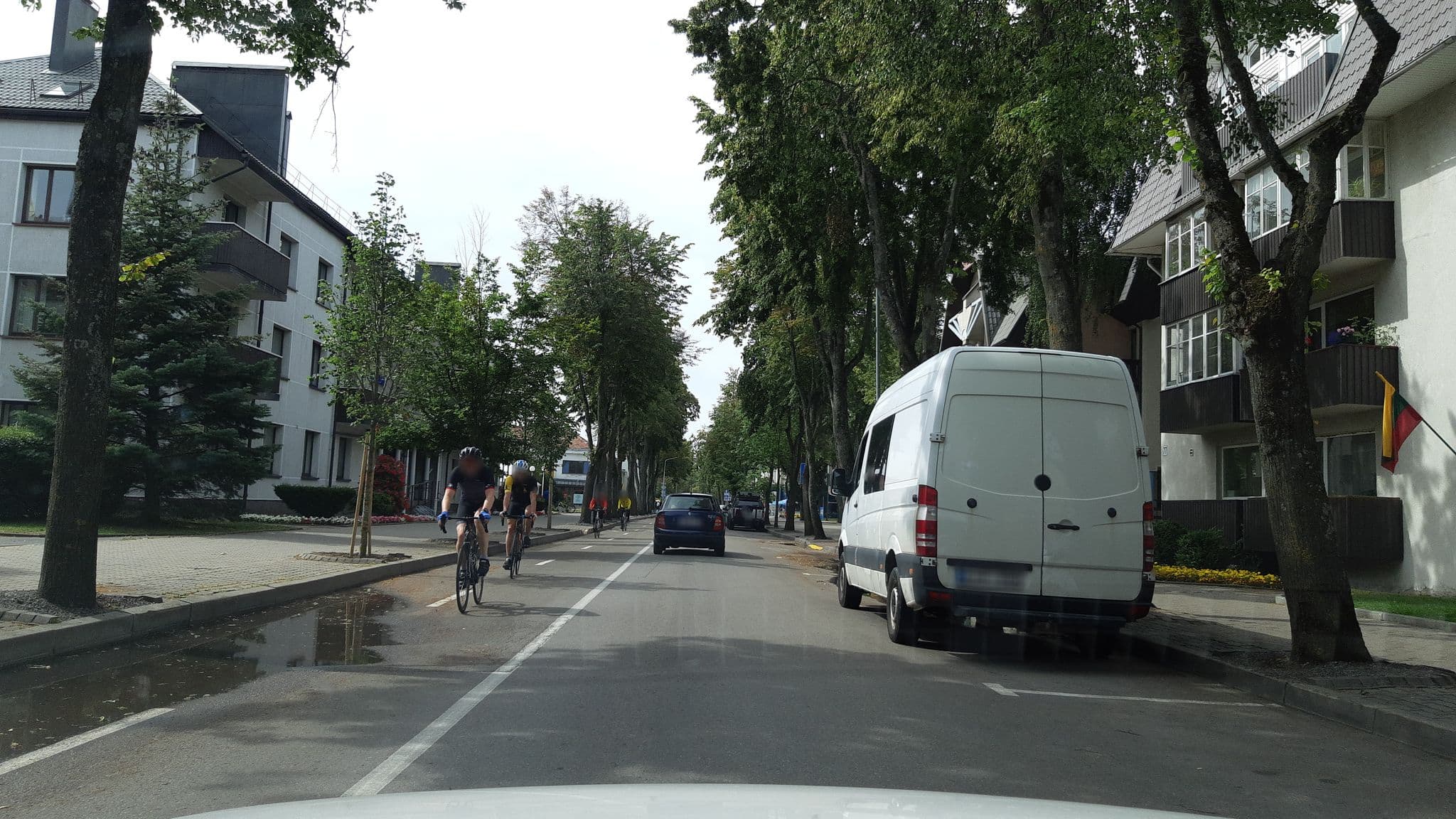 Street view near Viešbutis "Tauras" ***, Palanga — © mariuskarotkis (CC BY-SA · Mapillary)