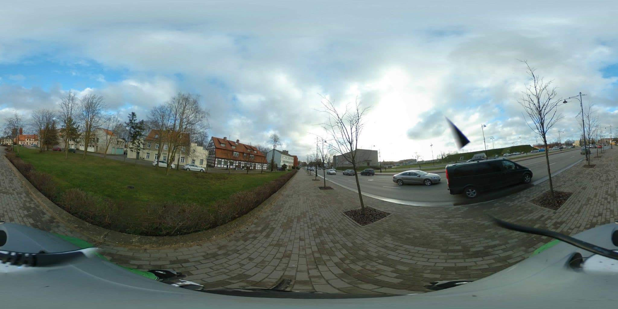Street view near Pilies Papedeje, Klaipėda — © kedas (CC BY-SA · Mapillary)