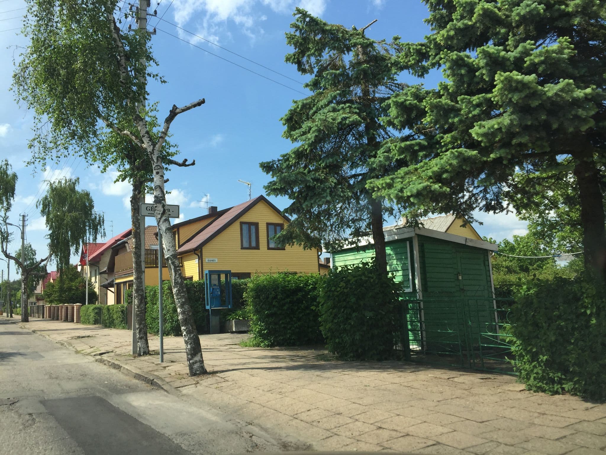 Street view near Viešbutis "Tenisas", Palanga — © richlv (CC BY-SA · Mapillary)