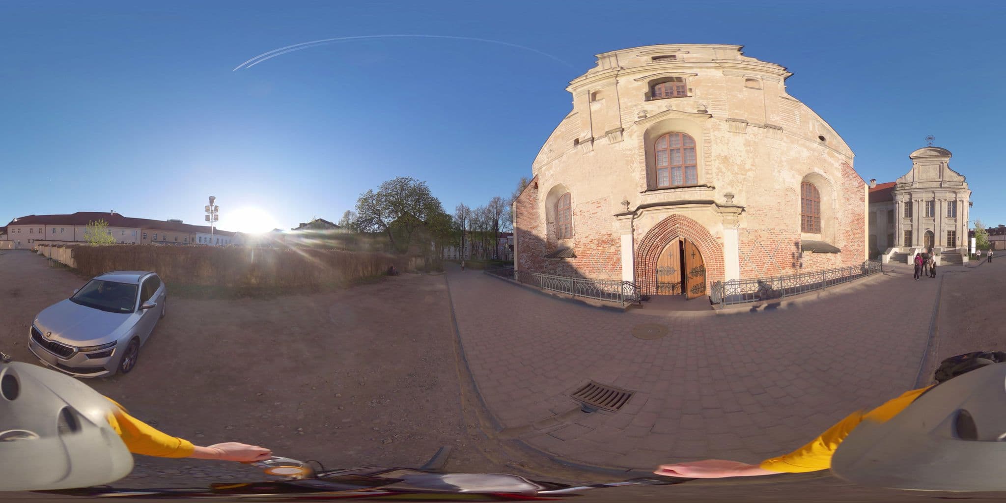 Street view near Vilnius Old Town Accomodation, Naujamiestis — © kedas (CC BY-SA · Mapillary)