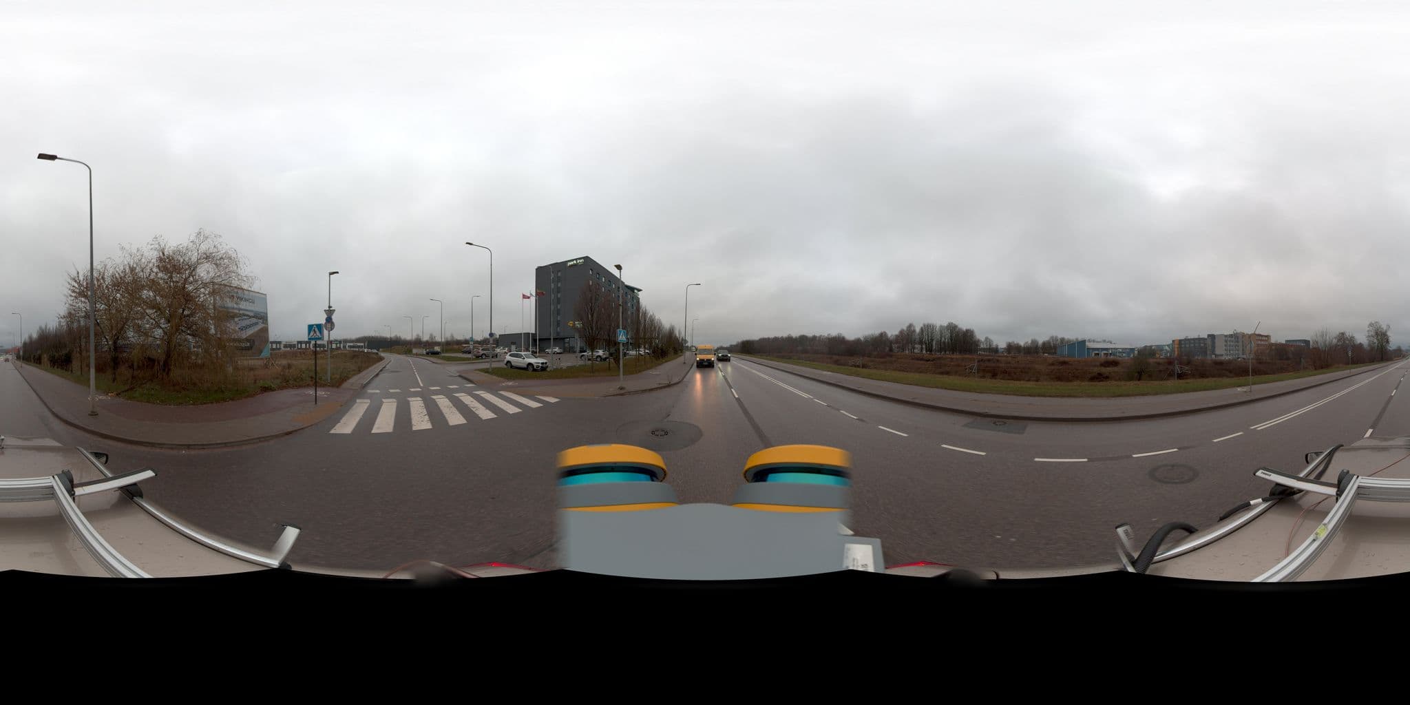 Street view near Park Inn by Radisson Vilnius Airport Hotel & Business Centre, Naujininkai — © TerraModus (CC BY-SA · Mapillary)