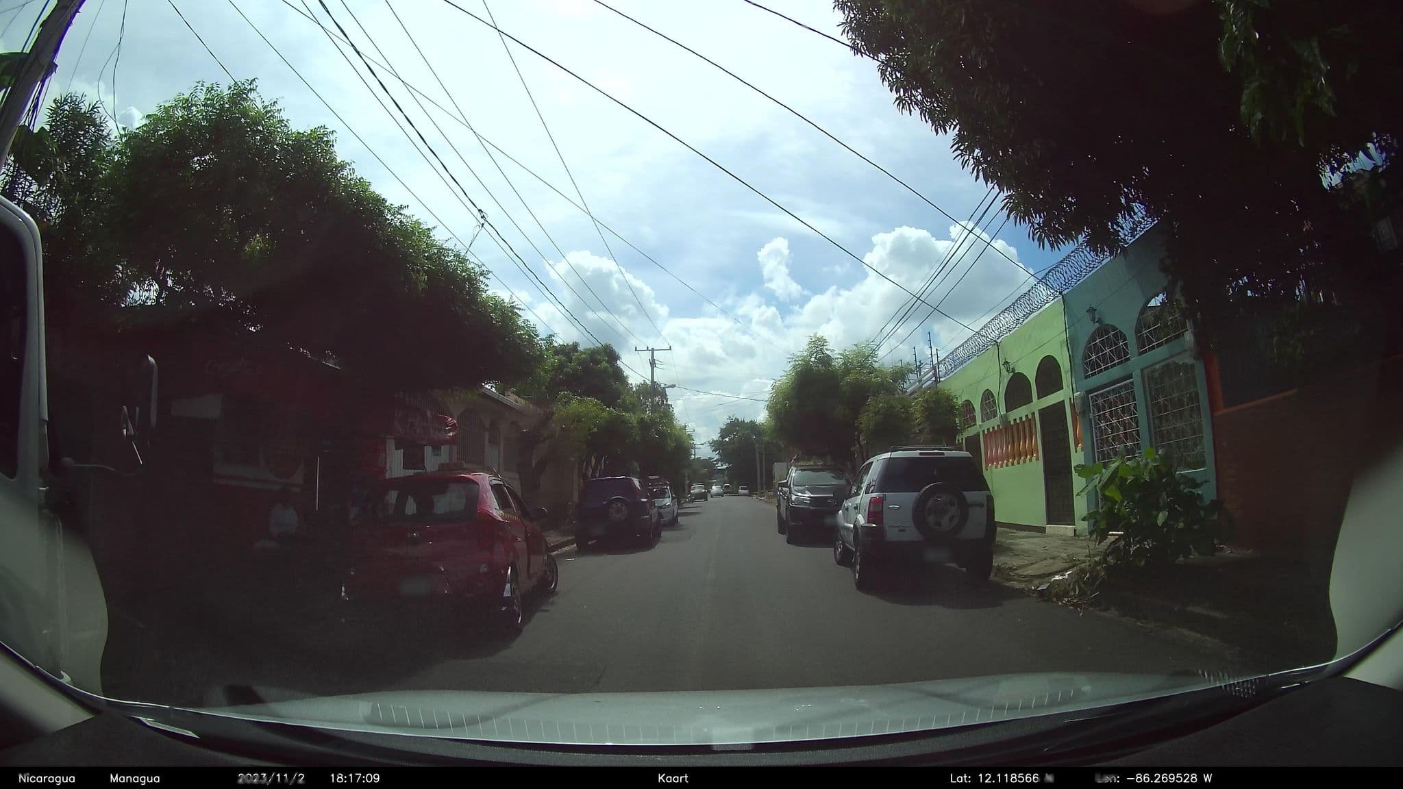 Street view near Backpackers Manahuac, Managua — © kaart_2 (CC BY-SA · Mapillary)