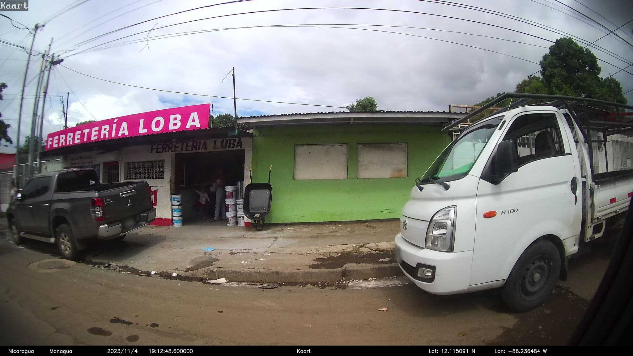 Street view near Hotel Posada De Paz, Managua — © kaart_3 (CC BY-SA · Mapillary)