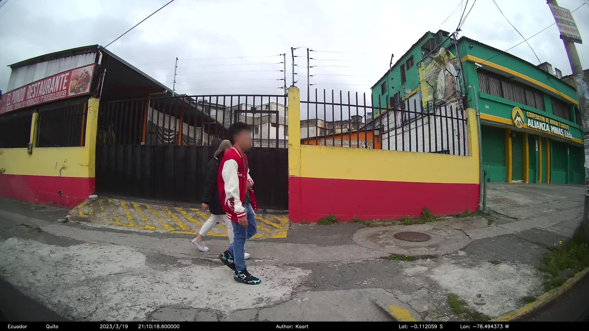 Street view near Hotel Maria Gracia, Pomasqui — © kaart_2 (CC BY-SA · Mapillary)