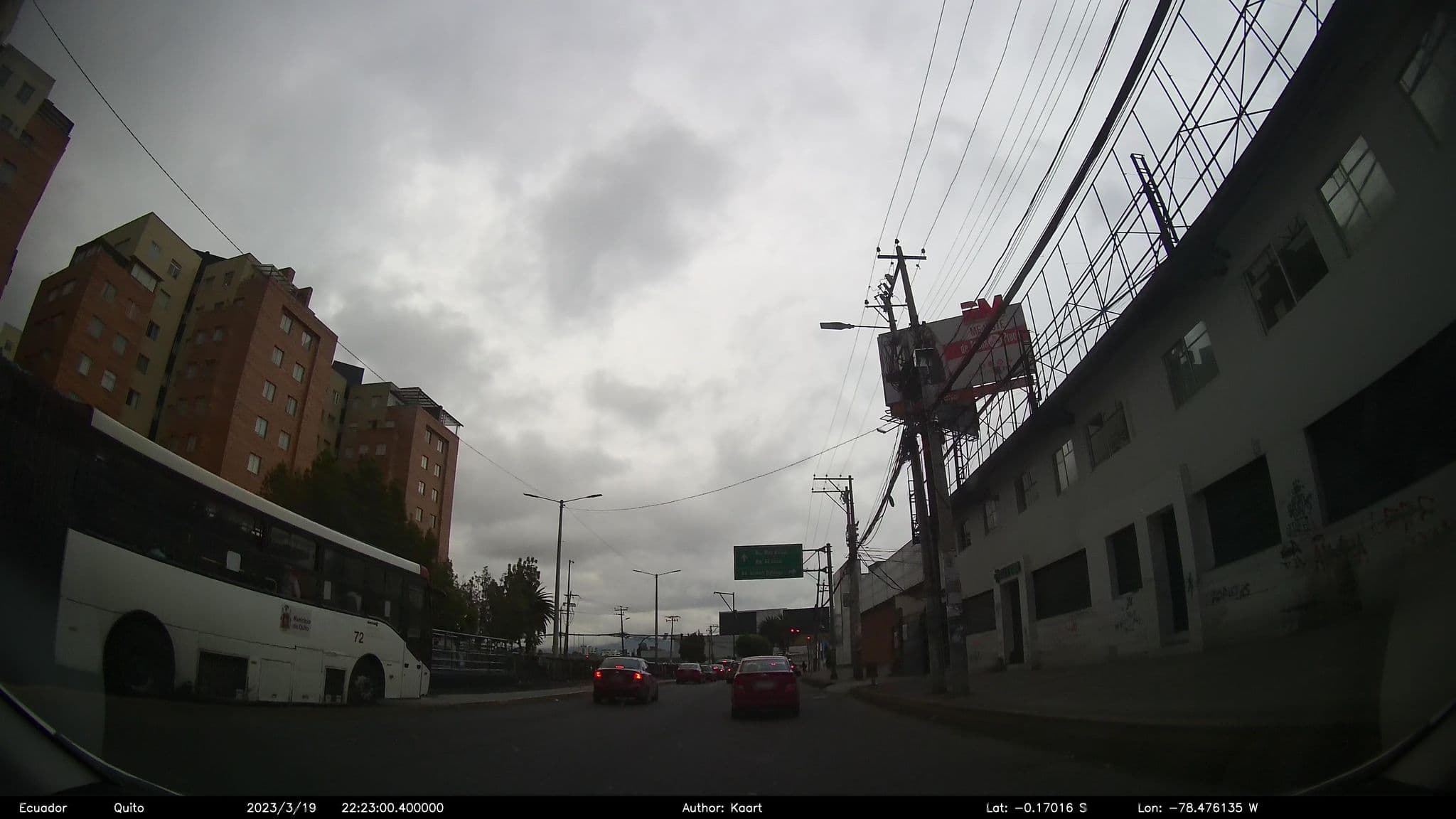 Street view near Hostal San Gabriel, Quito — © kaart_2 (CC BY-SA · Mapillary)