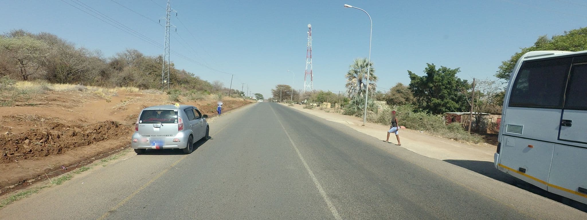 Street view near The Big 5 Chobe Lodge (Toro Lodge), Kasane — © tallguy (CC BY-SA · Mapillary)