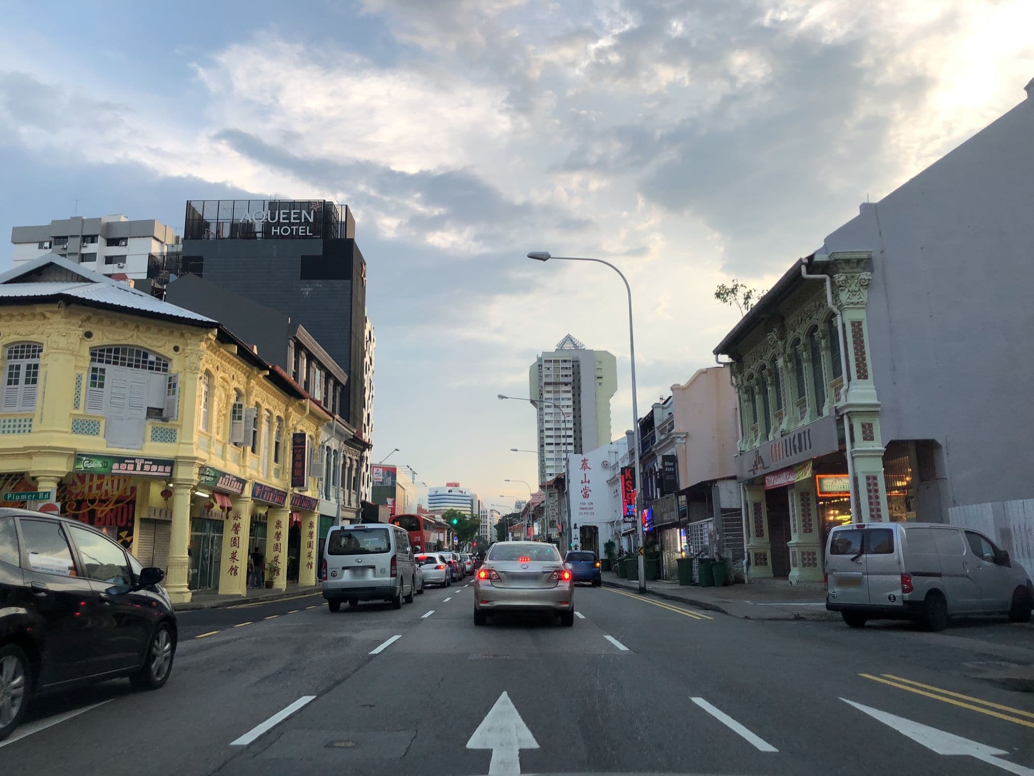 Street view near Blue Jazz Hostel, Farrer Park — © whywhyd (CC BY-SA · Mapillary)