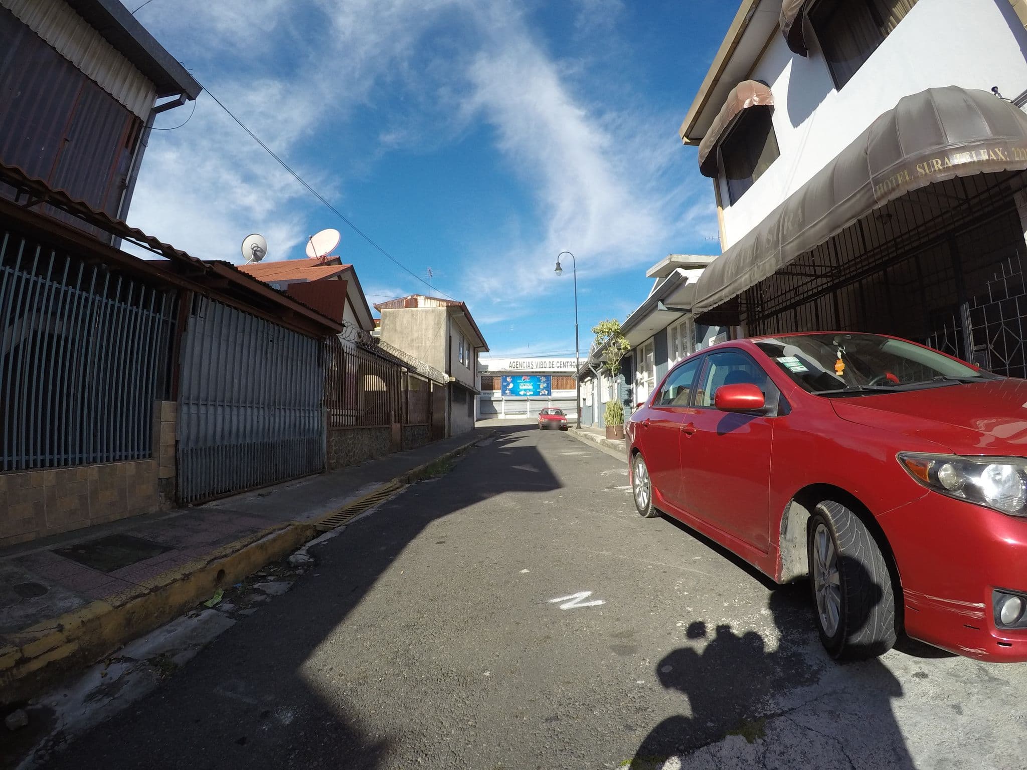 Street view near Hotel Sura, San José — © leojimenezcr (CC BY-SA · Mapillary)