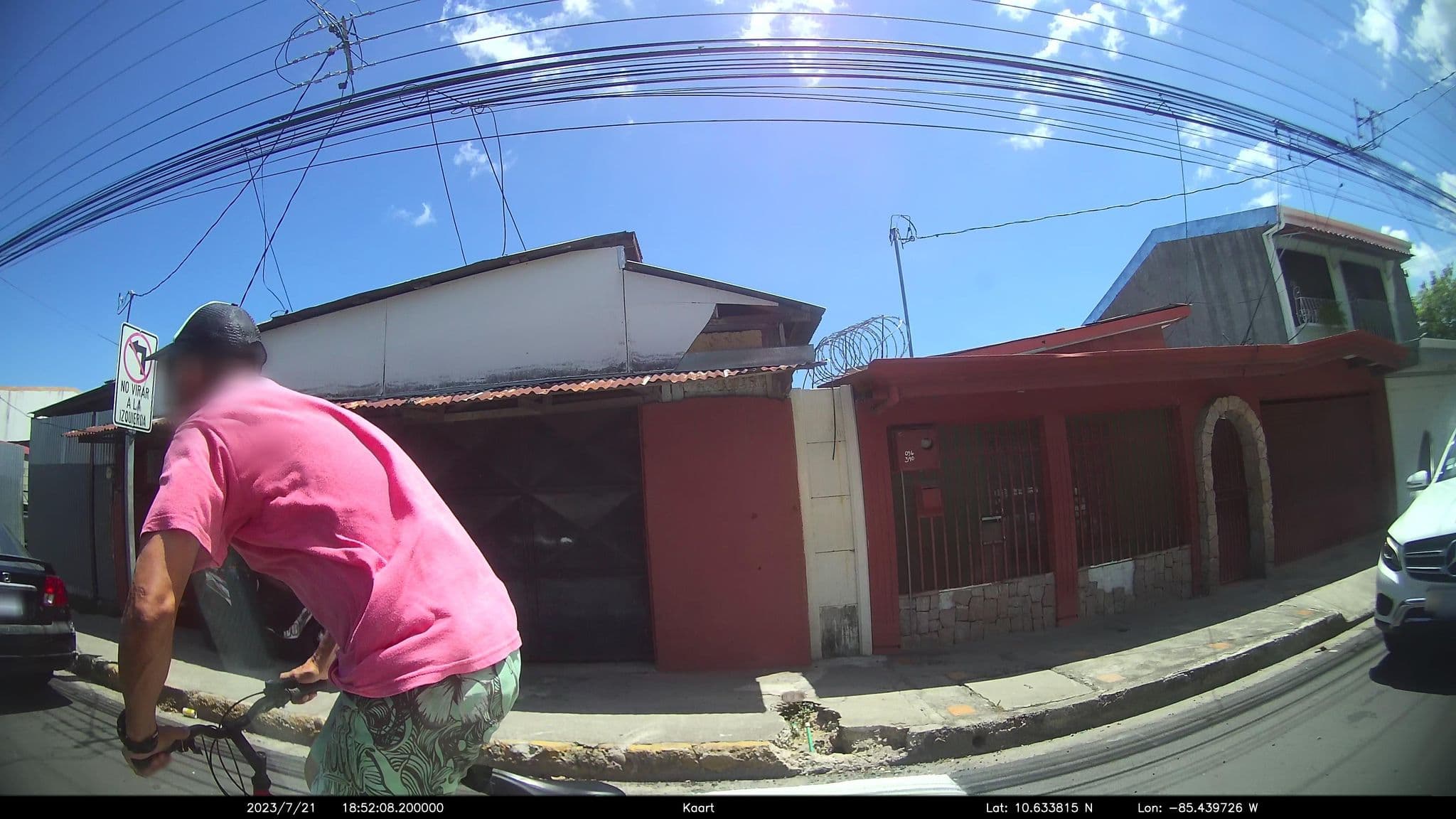 Street view near Hotel Geranios, Liberia — © kaart_2 (CC BY-SA · Mapillary)