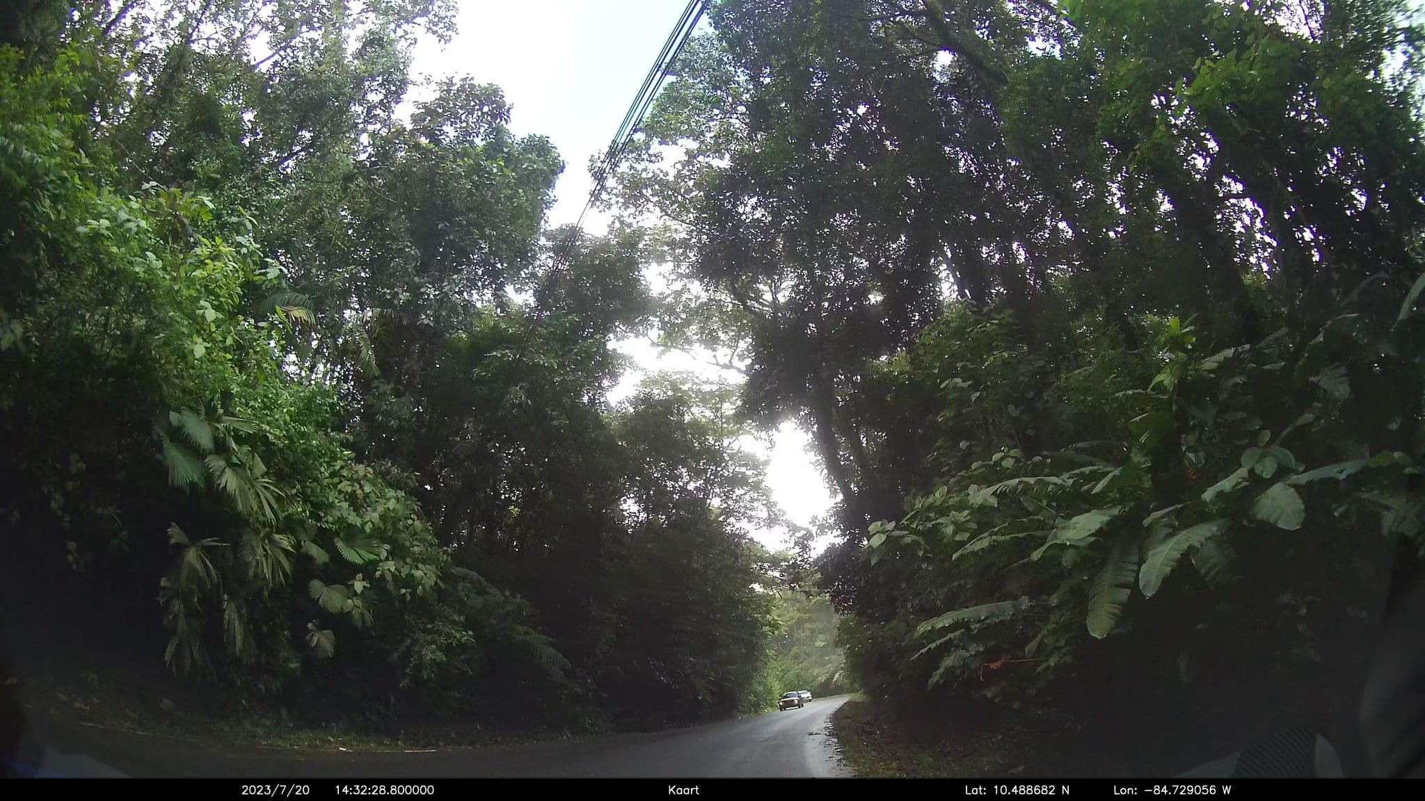 Street view near Vista Verde lodge Monteverde, La Fortuna — © kaart5 (CC BY-SA · Mapillary)