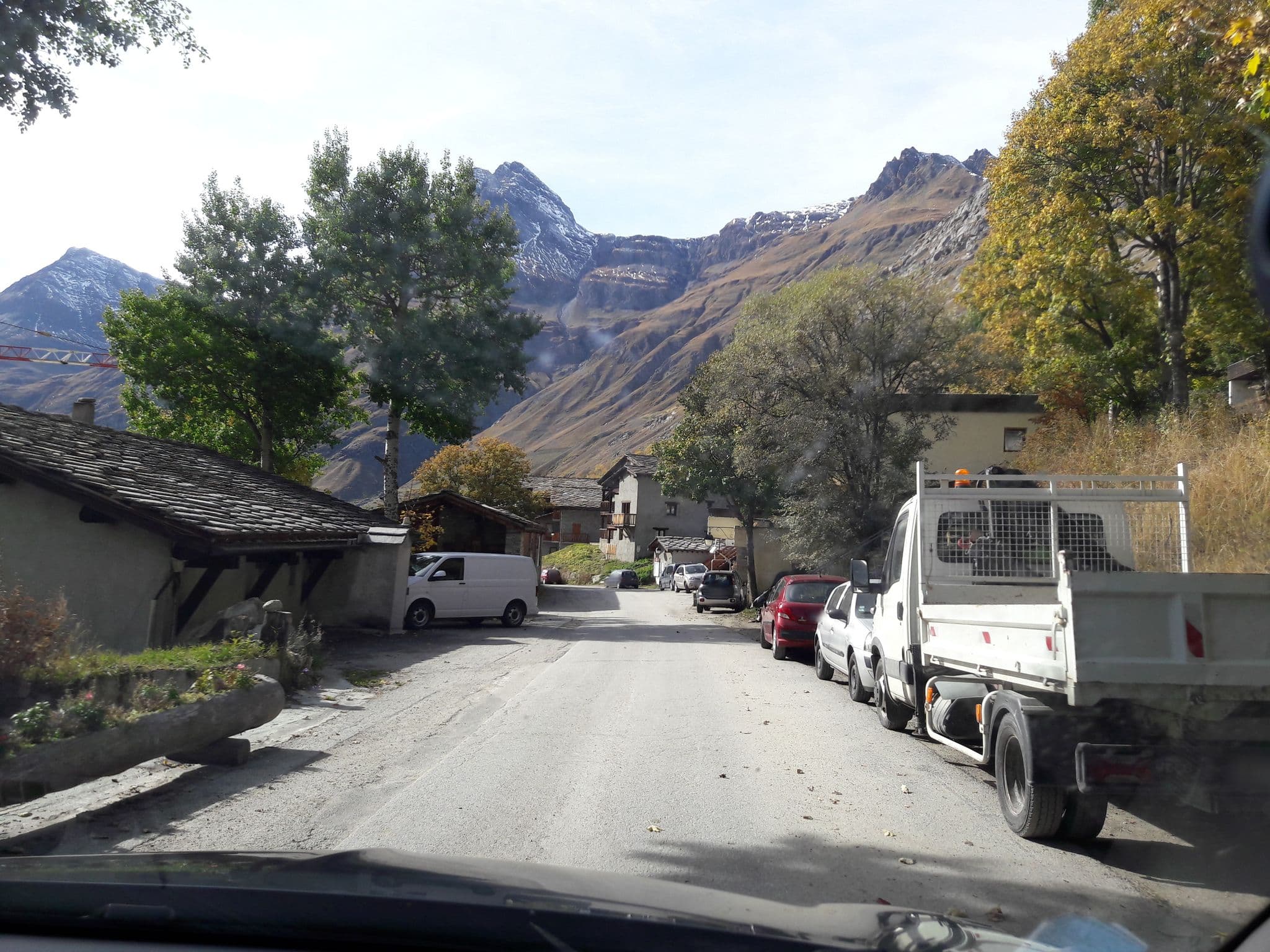 Street view near La Forêt, Val-d'Isère