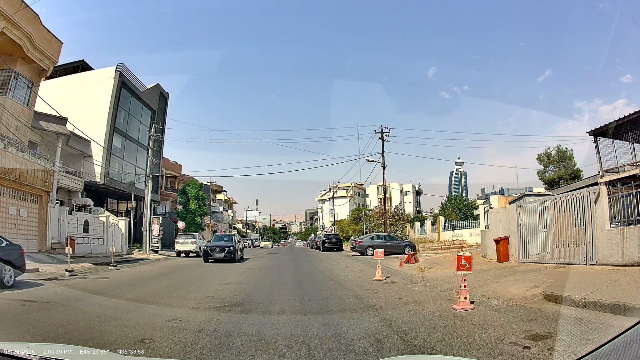 Street view near Cewahir Otel, Sulaymaniyah — © rawaz85 (CC BY-SA · Mapillary)