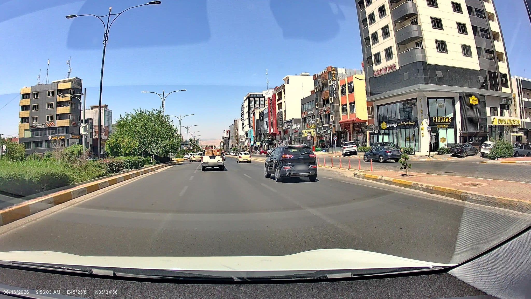 Street view near Kurdistan Motel, Sulaymaniyah — © rawaz85 (CC BY-SA · Mapillary)