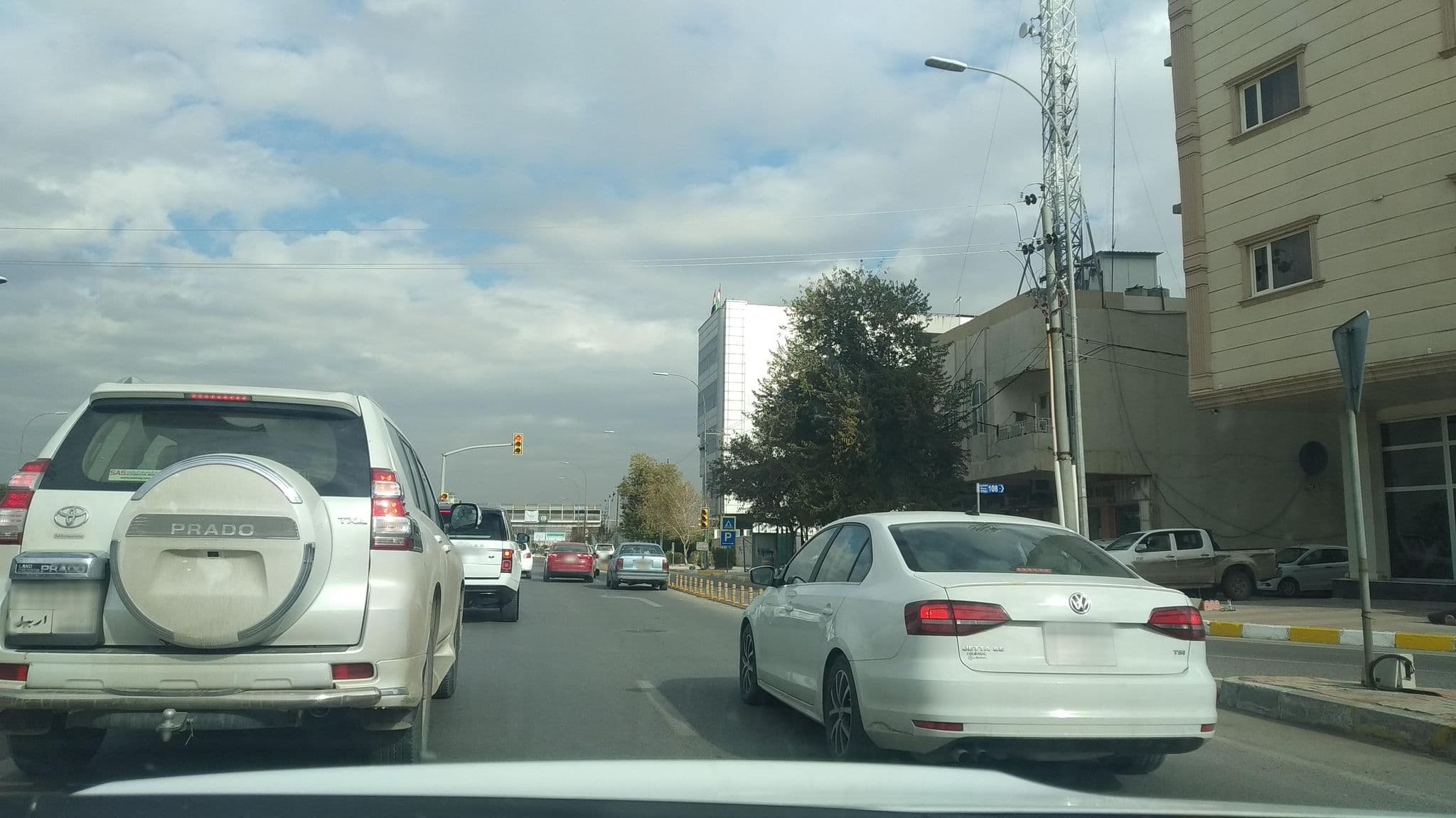 Street view near Seever Hotel, Erbil — © muhammadismael (CC BY-SA · Mapillary)