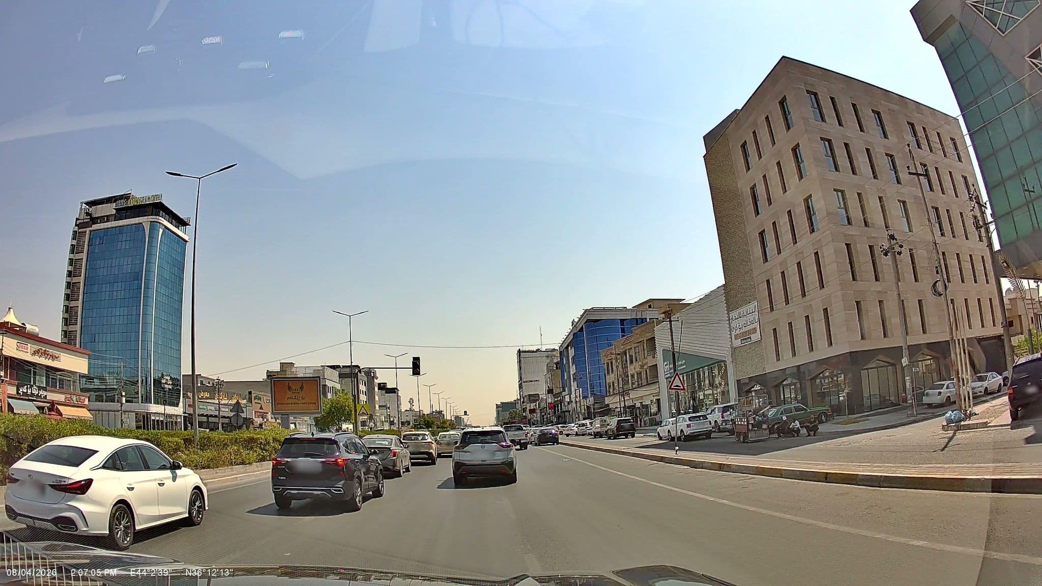 Street view near فندق ليلك Lilac Hotel, Erbil — © rawaz85 (CC BY-SA · Mapillary)