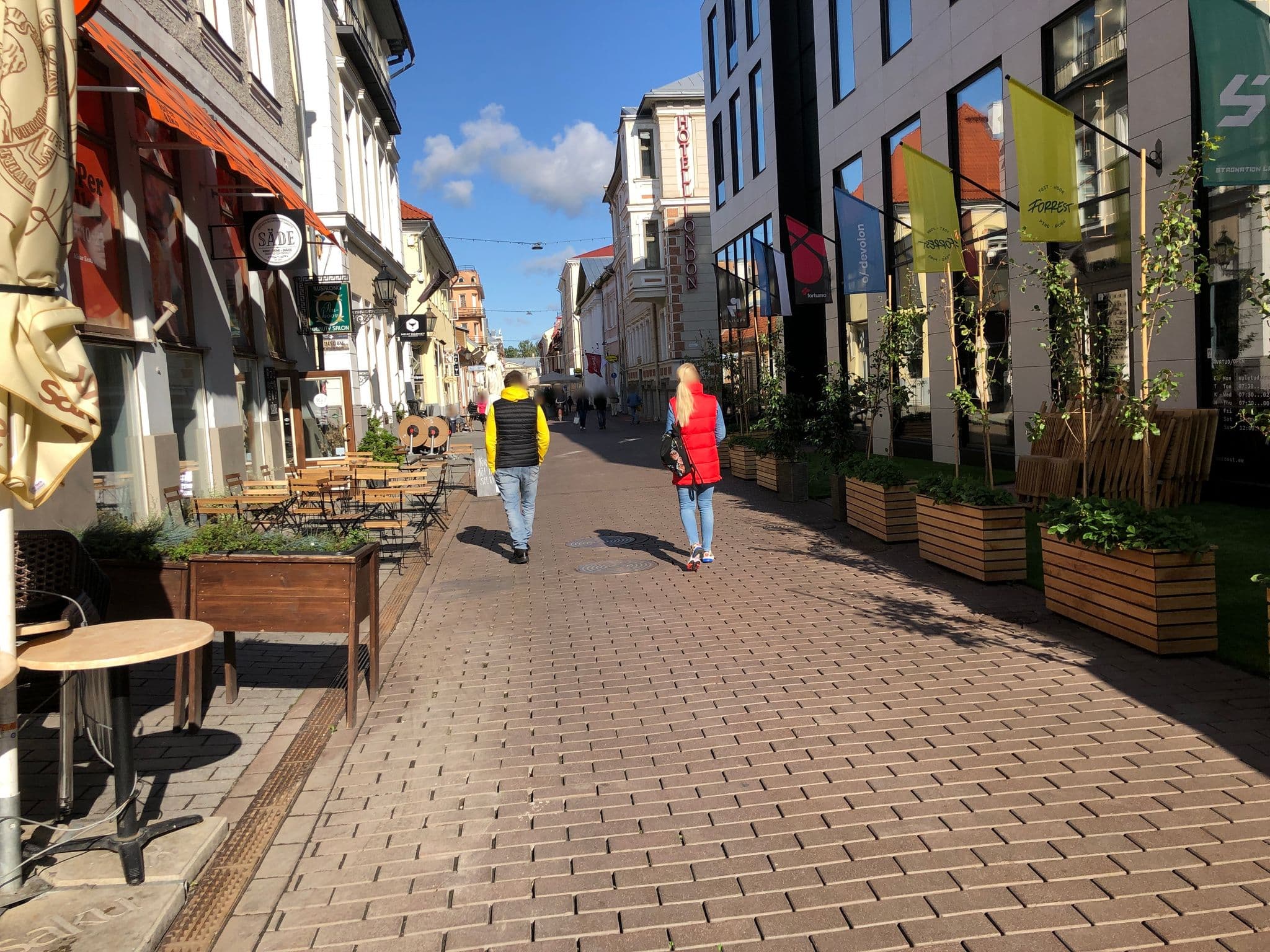 Street view near Magasini 12a külaliskorter, Tartu — © till (CC BY-SA · Mapillary)