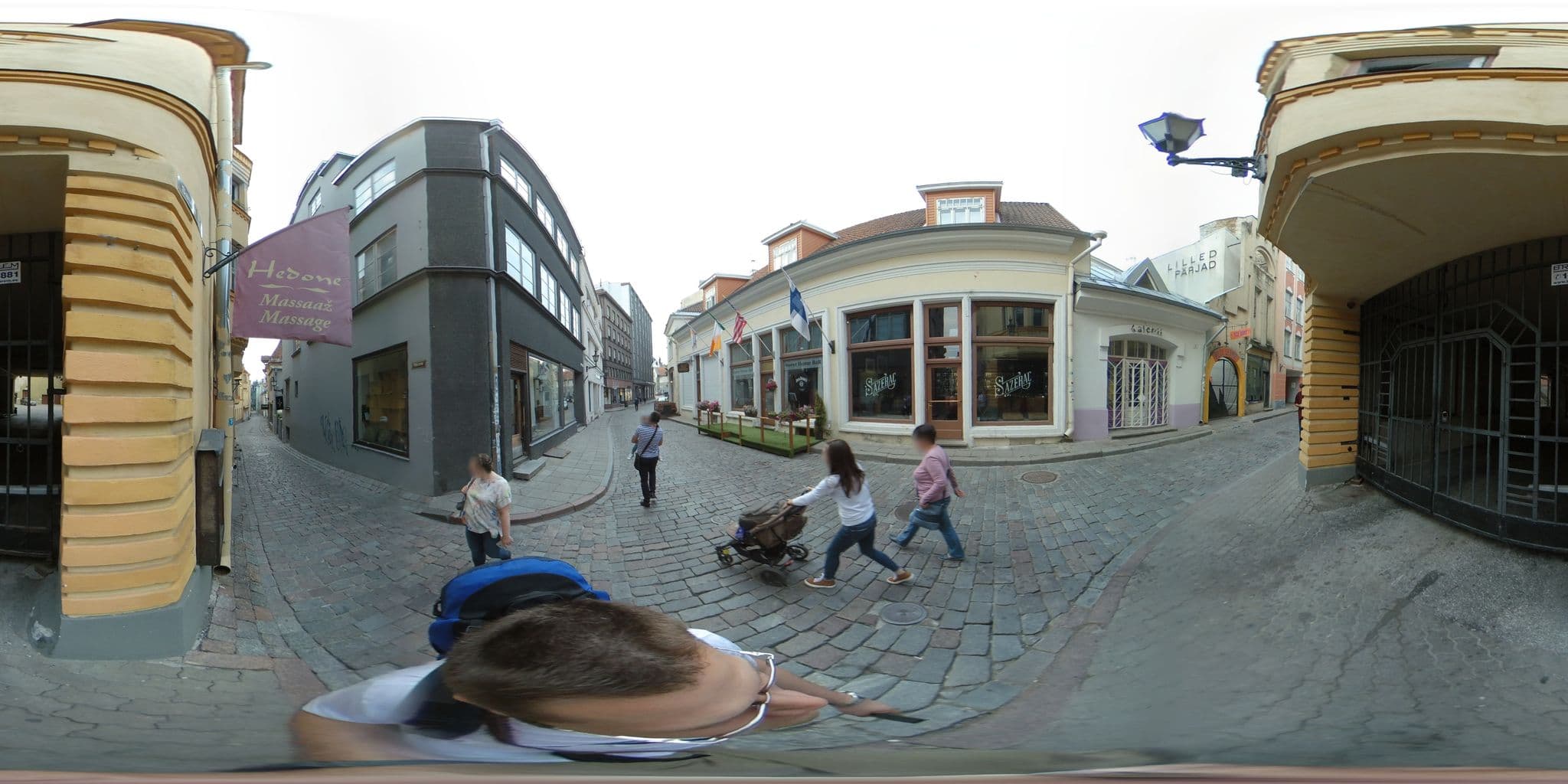 Street view near Katus Hostel, Tallinn — © vlivyur (CC BY-SA · Mapillary)