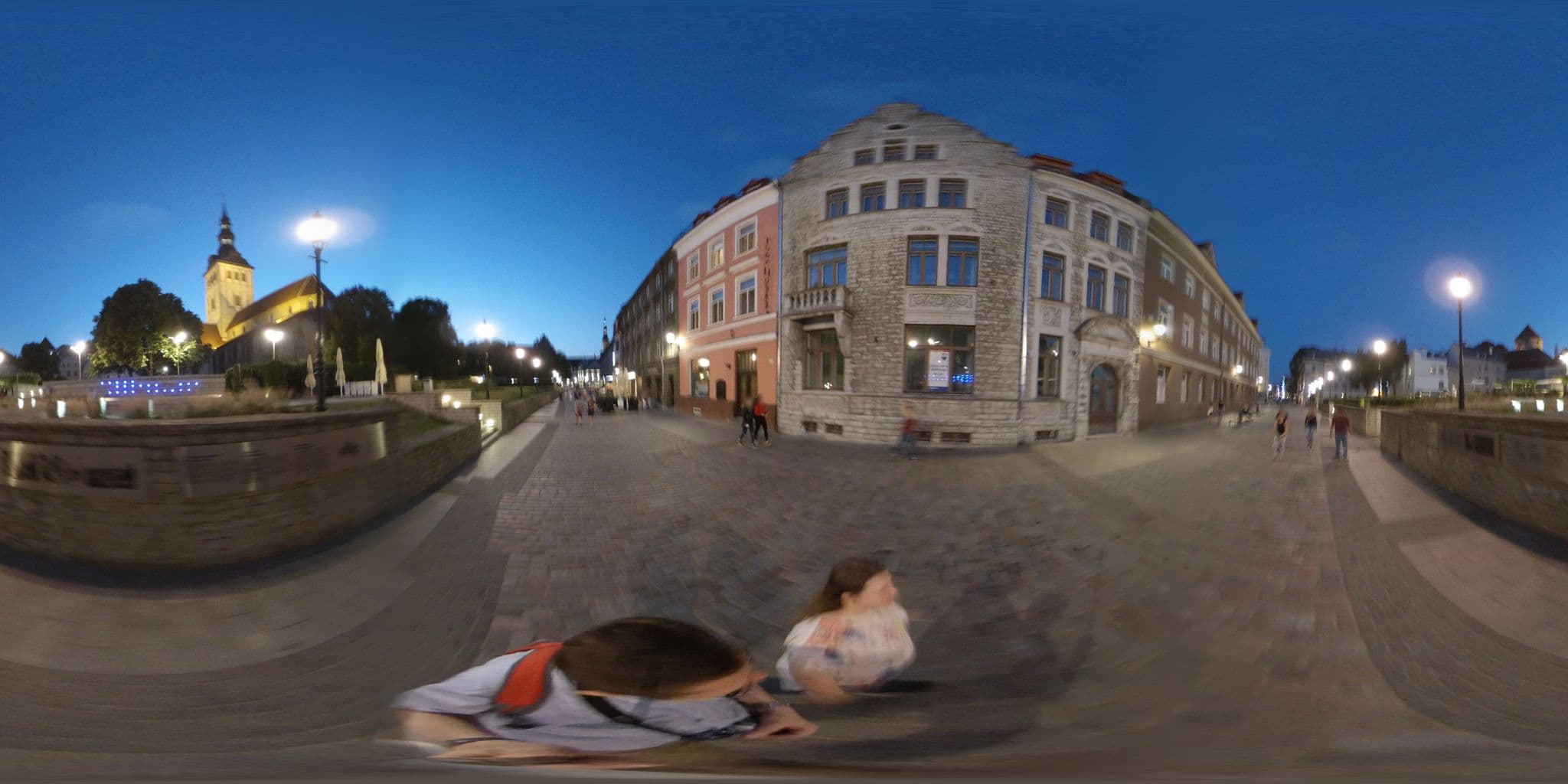Street view near Town Hall Square Briston Apartments, Tallinn — © vlivyur (CC BY-SA · Mapillary)