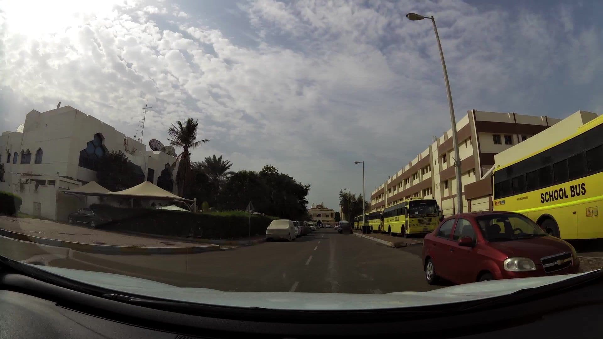 Street view near Al Ain Palace hotel, Abu Dhabi — © kaartcam (CC BY-SA · Mapillary)