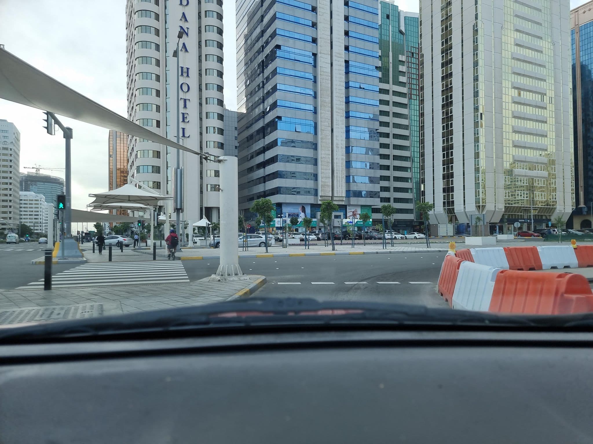 Street view near Al Diar Dana Hotel, Abu Dhabi — © Majid_Waze (CC BY-SA · Mapillary)