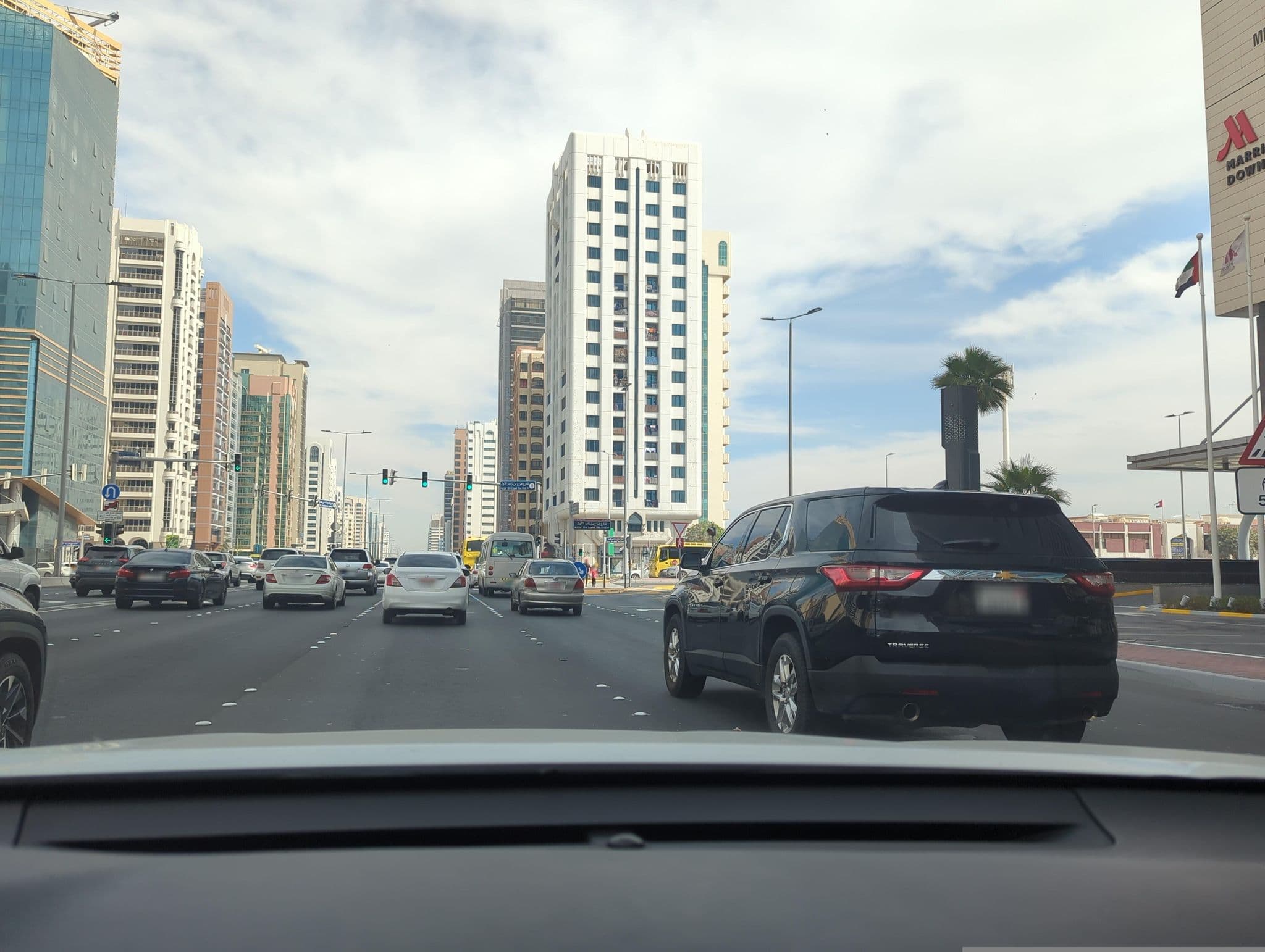 Street view near Centralgrounds, Abu Dhabi — © Majid_Waze (CC BY-SA · Mapillary)