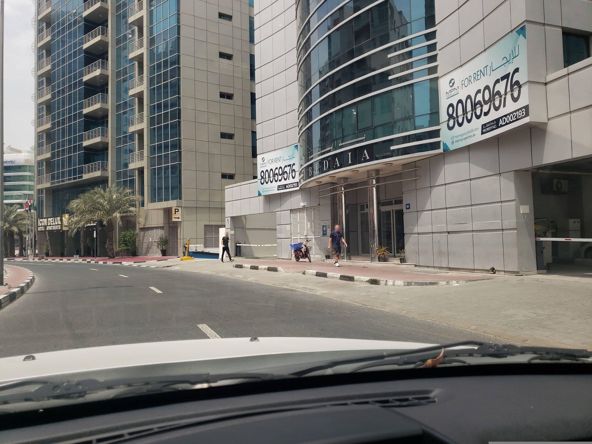 Street view near Corp Executive Hotel Apartments, Umm Al Sheif — © mapfool (CC BY-SA · Mapillary)