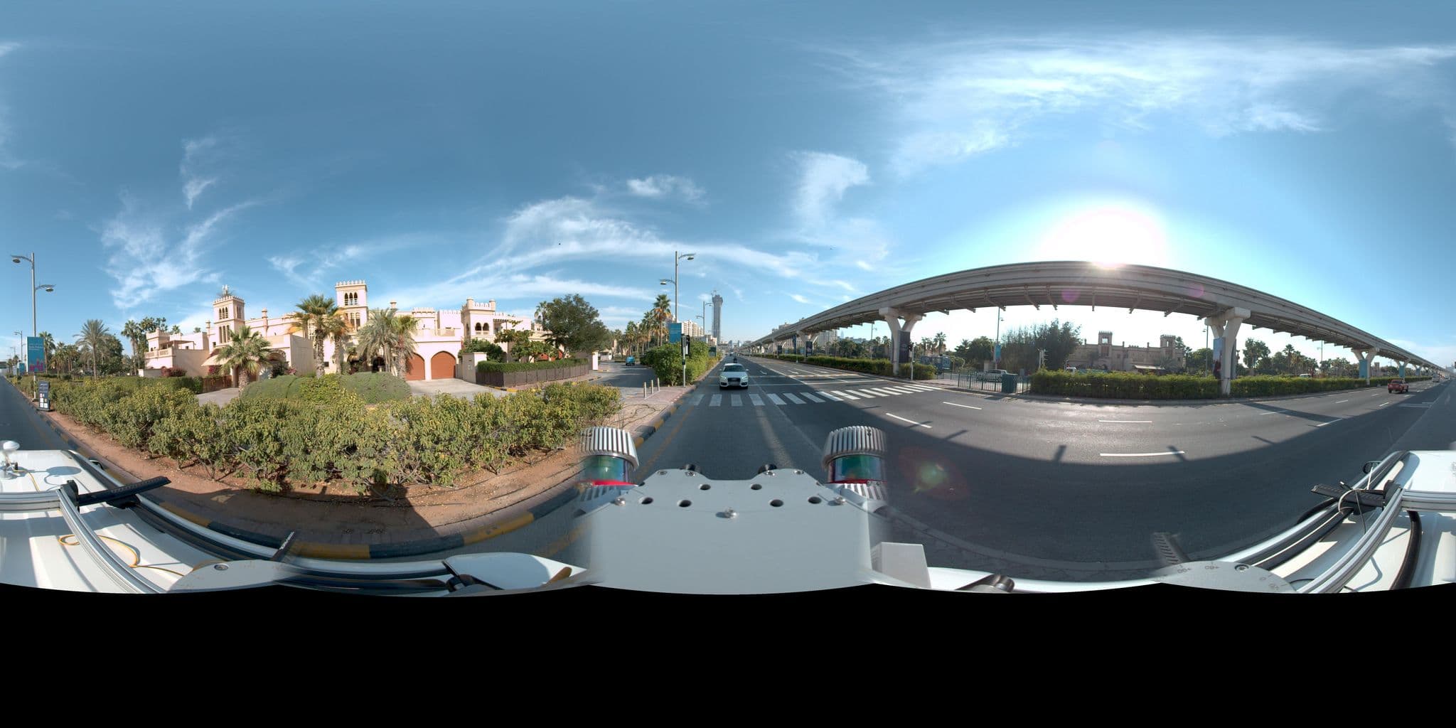 Street view near FIVE Palm Jumeirah Dubai, The Palm Jumeirah — © dgb360tech (CC BY-SA · Mapillary)