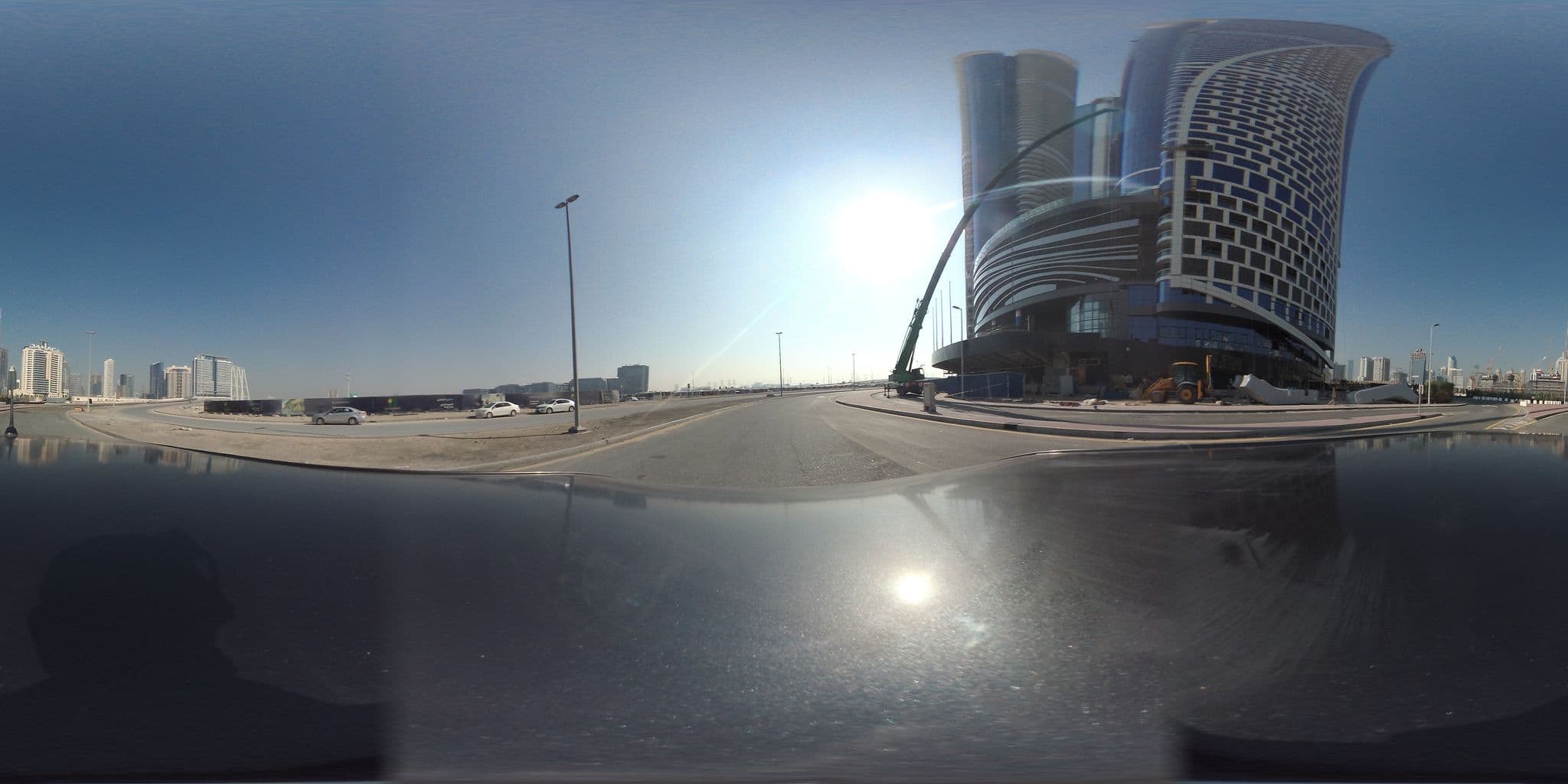Street view near Parammount Hotel Dubai, Downtown Dubai — © wassaf (CC BY-SA · Mapillary)