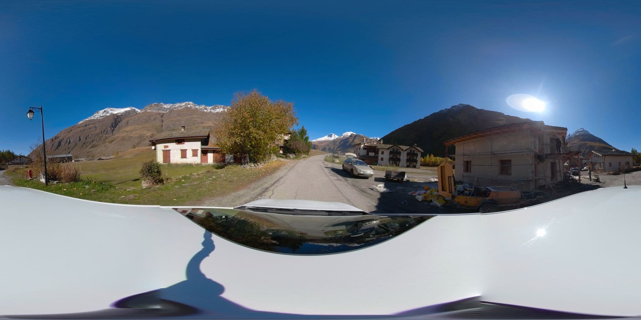 Street view near Provénés, Val-d'Isère