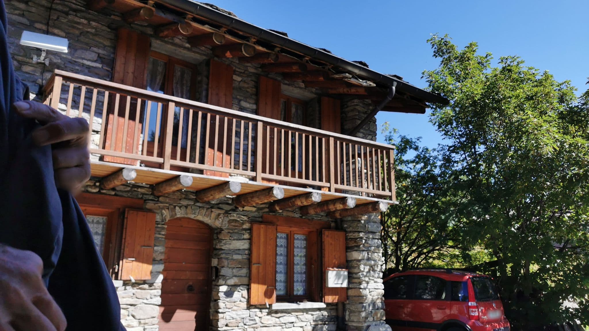 Street view near Les Pignottes, Val-d'Isère