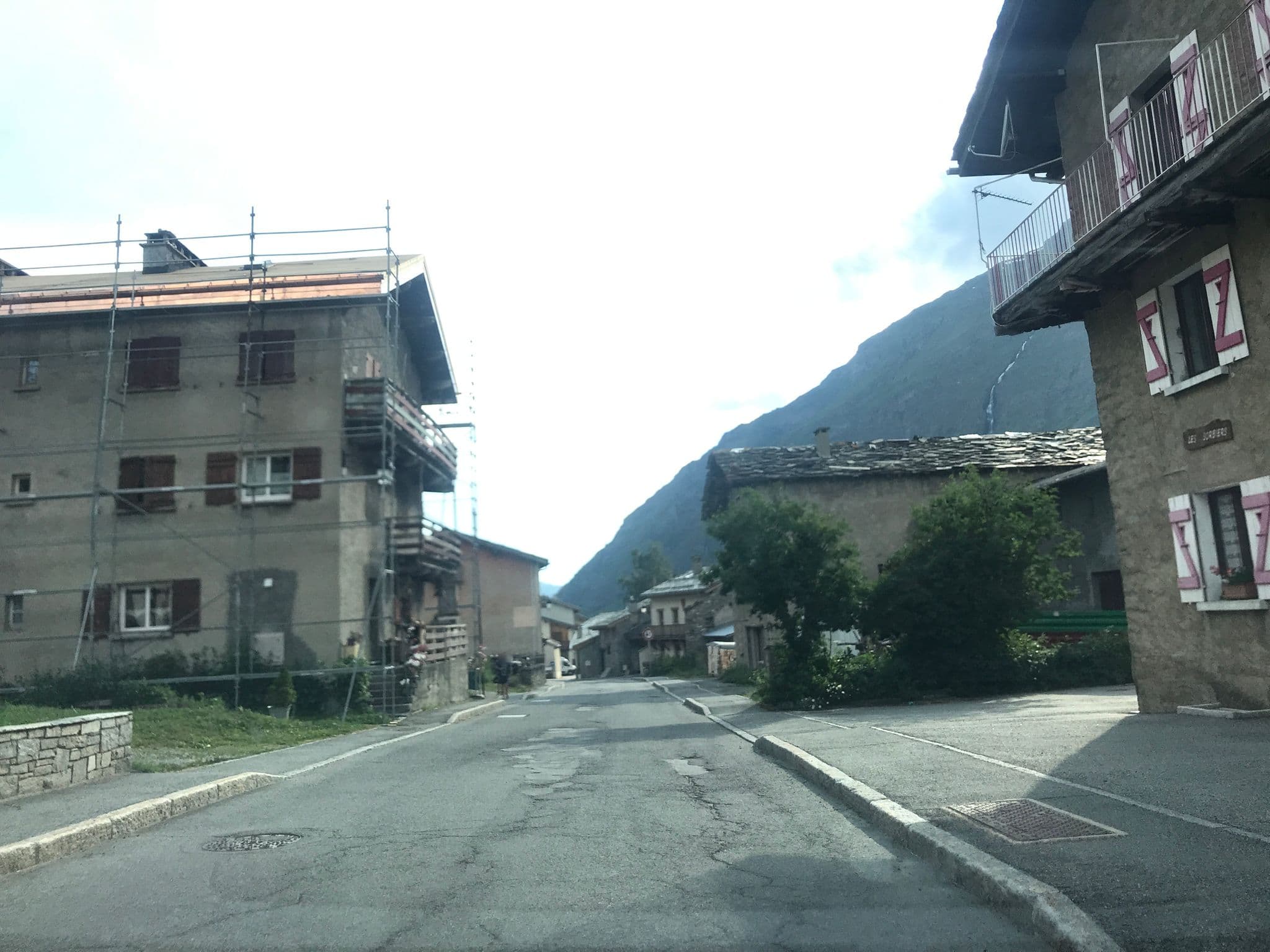 Street view near Les Sorbiers, Val-d'Isère
