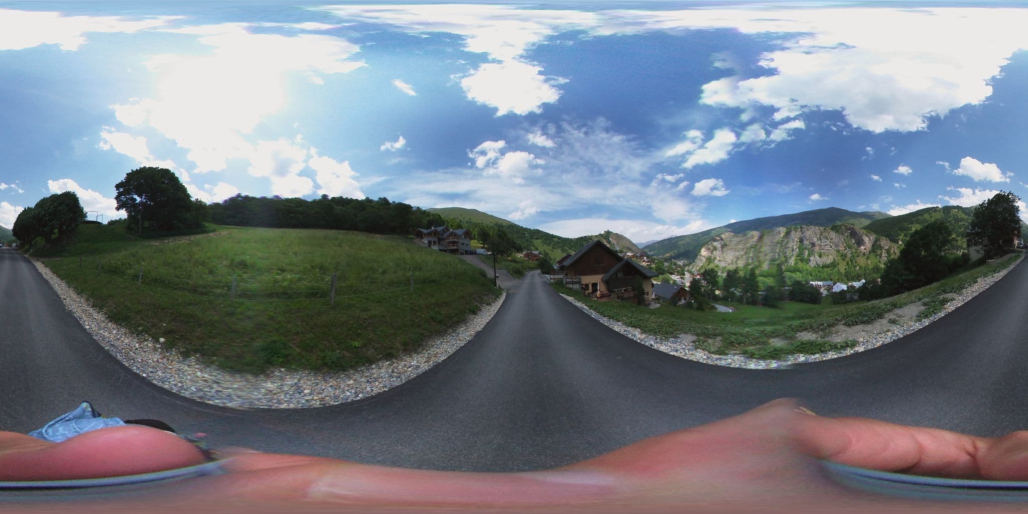 Street view near Le Gros Grenier, Valloire