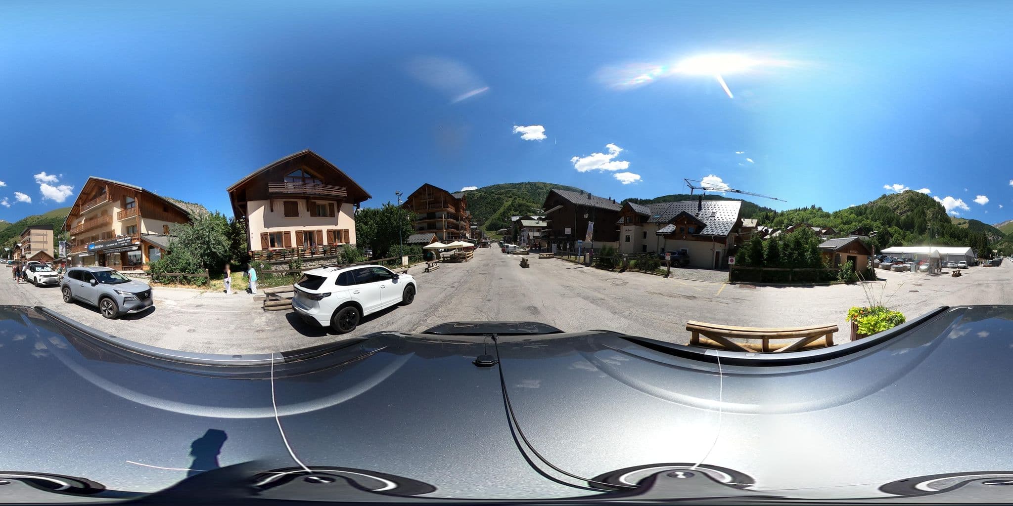 Street view near Chalet Pierrot, Valloire