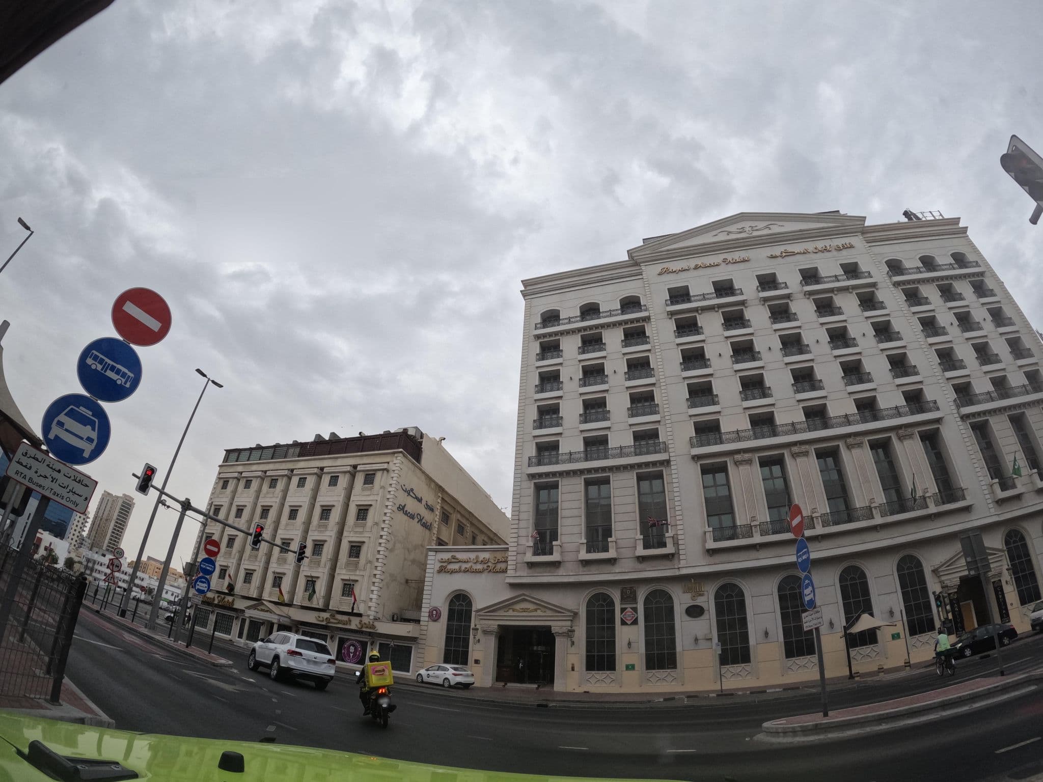Street view near Royal Ascot Hotel, Bur Dubai — © countzero5 (CC BY-SA · Mapillary)