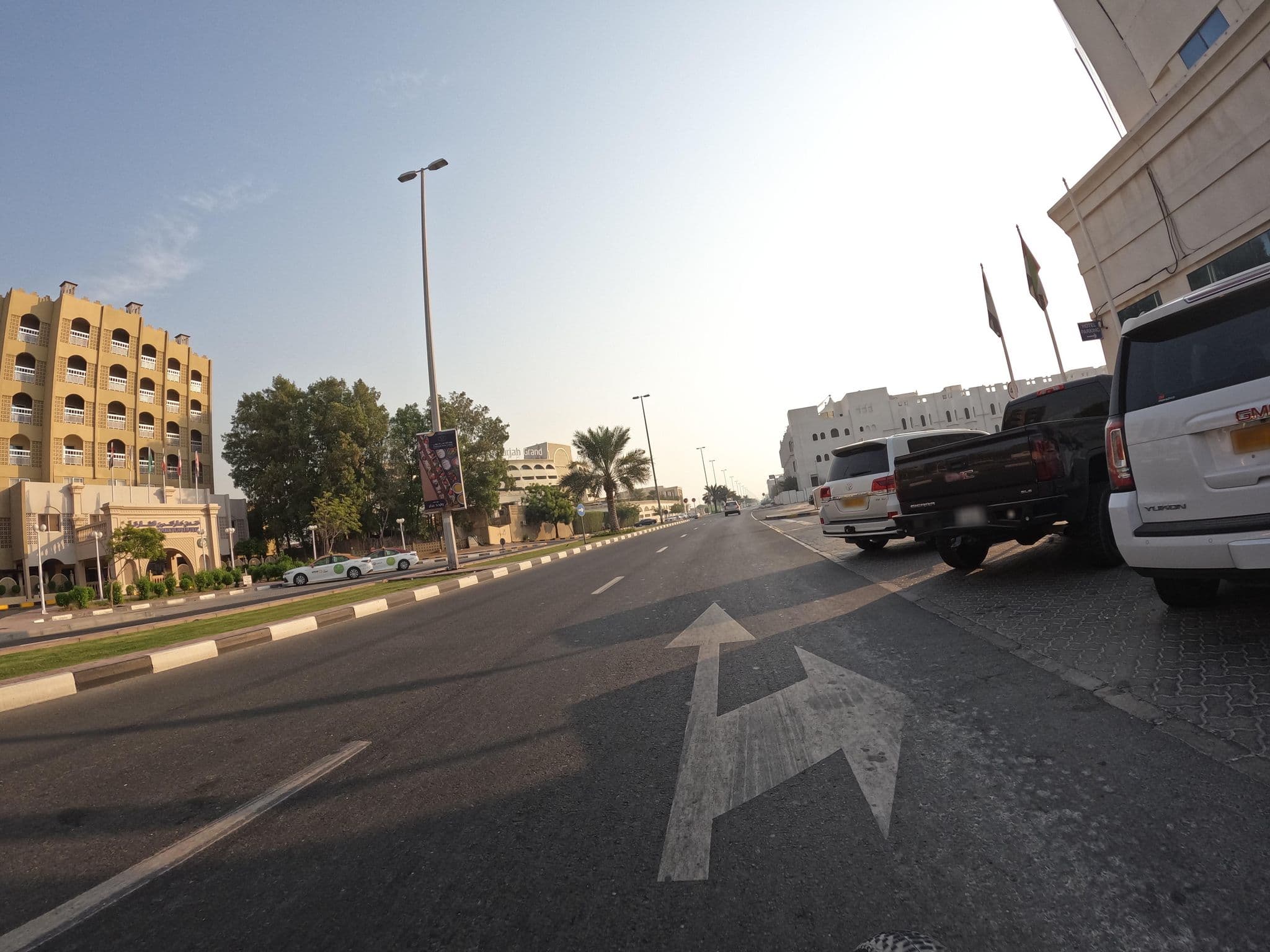 Street view near Hotel Lavender, Al Majaz — © countzero5 (CC BY-SA · Mapillary)