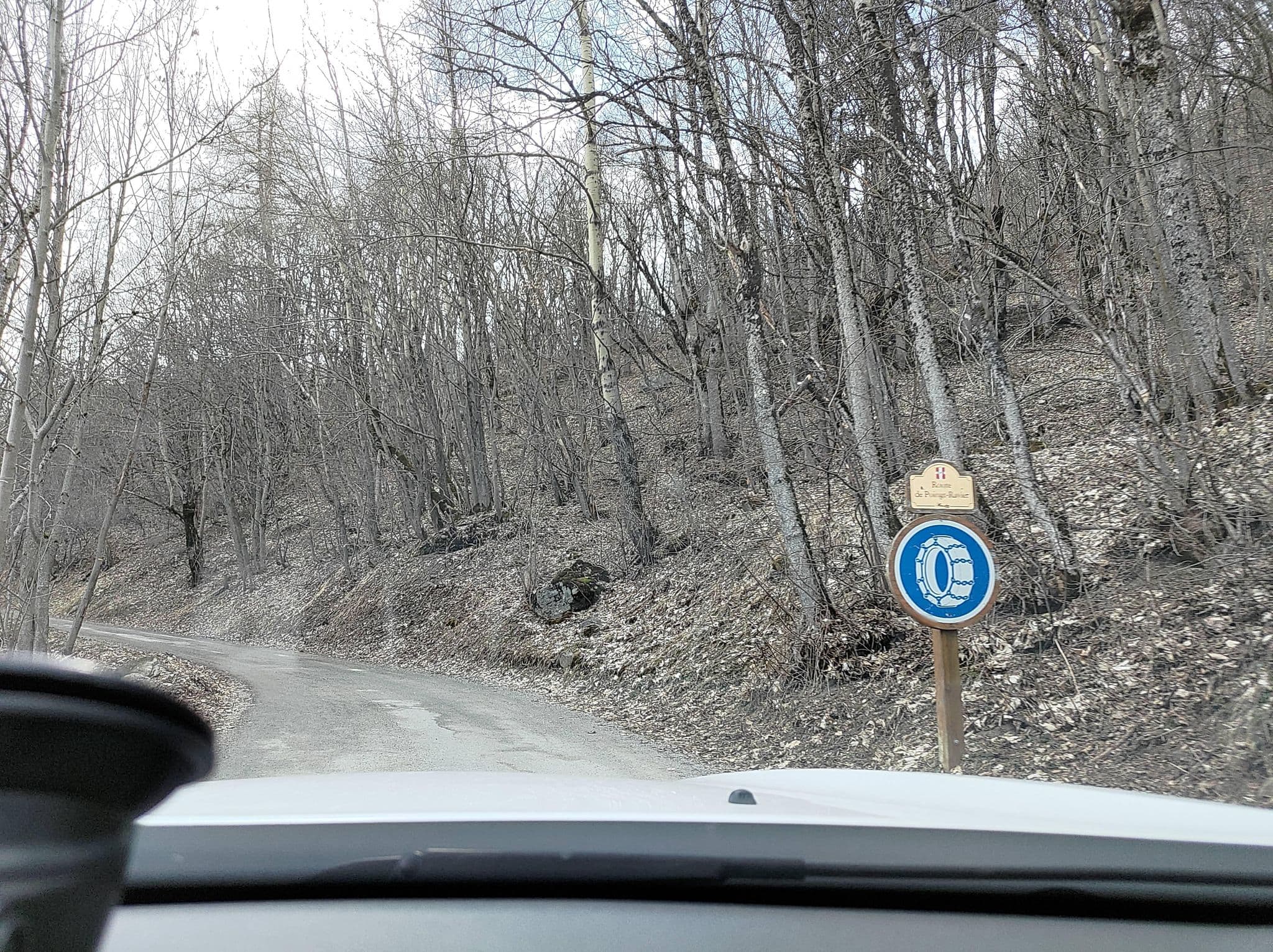 Street view near Les Gagères, Valloire