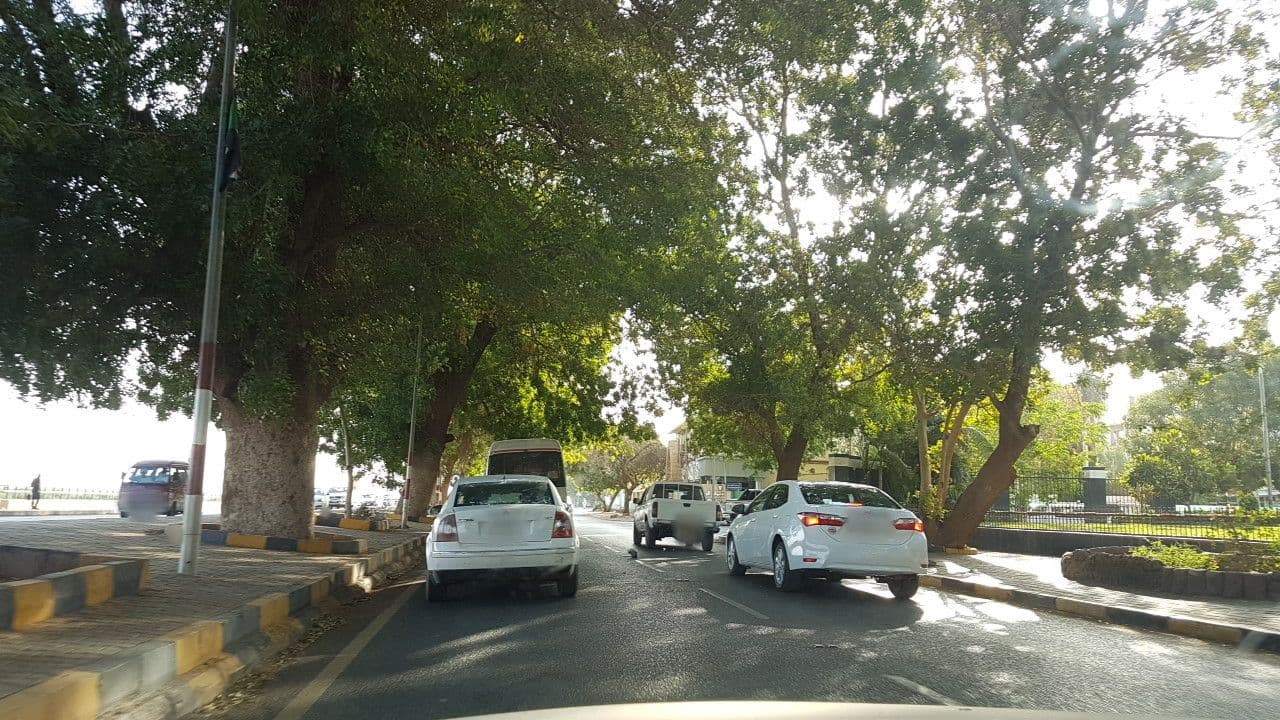 Street view near EWA Hote Apartments, Khartoum North — © khalidhamada (CC BY-SA · Mapillary)