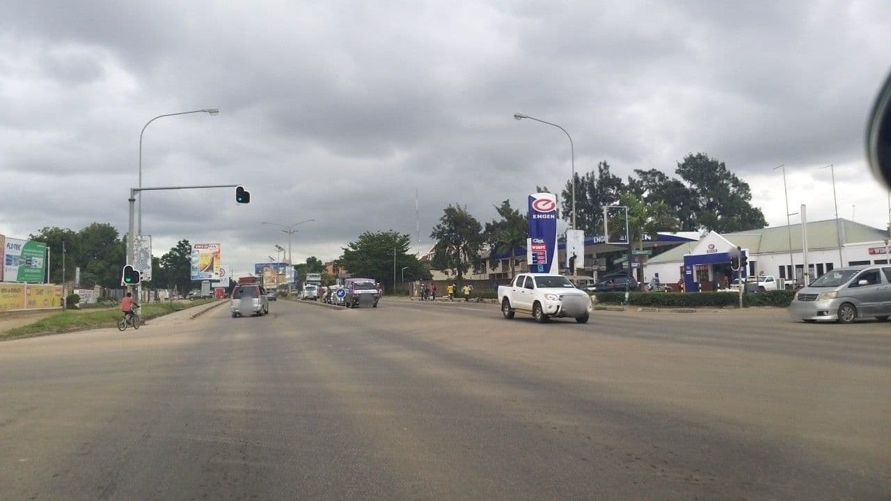 Street view near CROWN PALACE INN, Lusaka — © alterblank (CC BY-SA · Mapillary)
