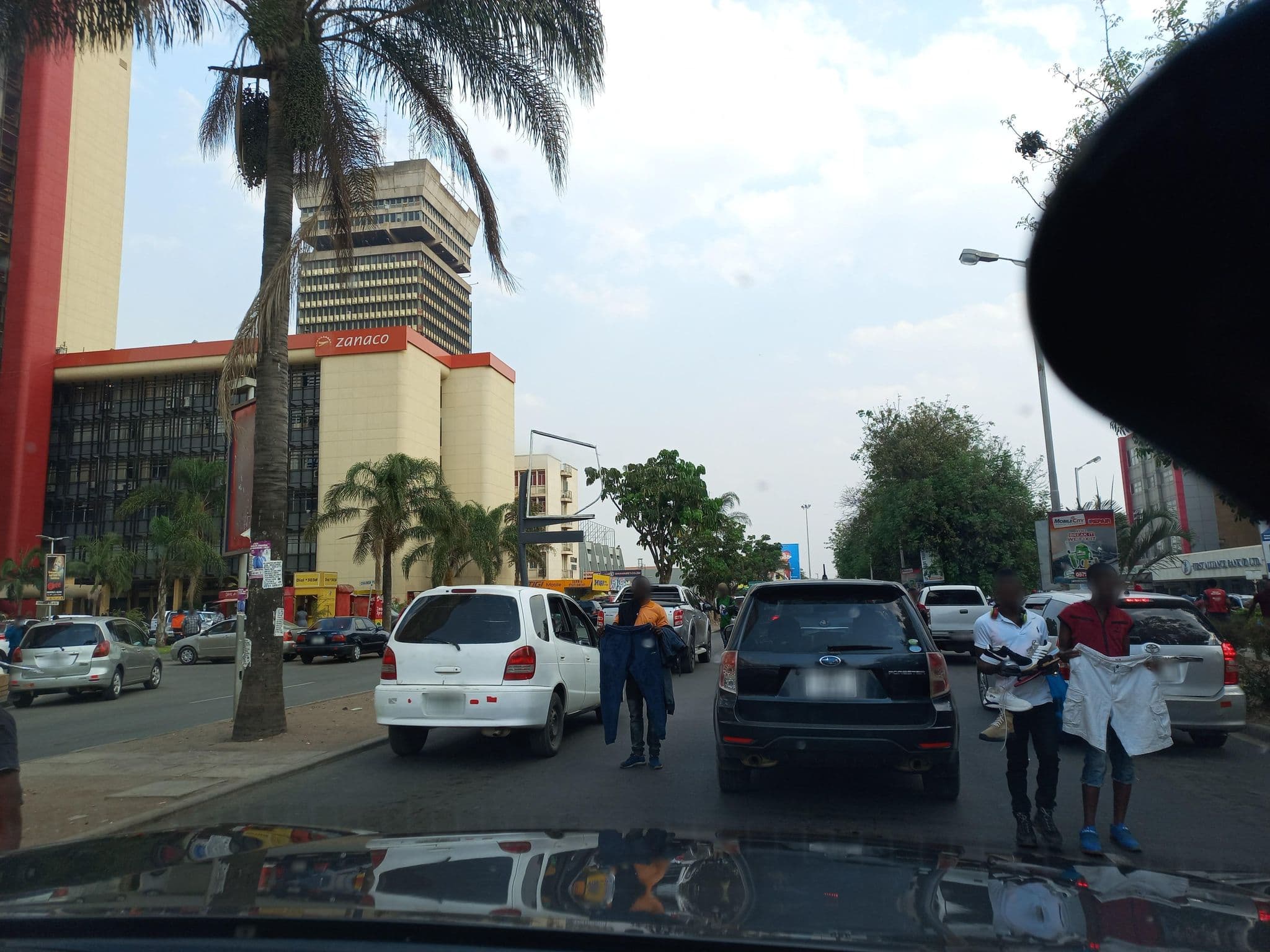 Street view near Cairo Apartments, Lusaka — © robert_adilson (CC BY-SA · Mapillary)