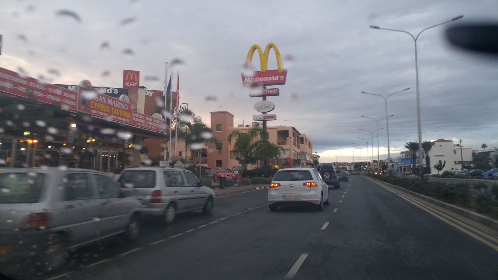 Street view near Angela Holiday Apartments, Paphos — © sipatsalidis (CC BY-SA · Mapillary)
