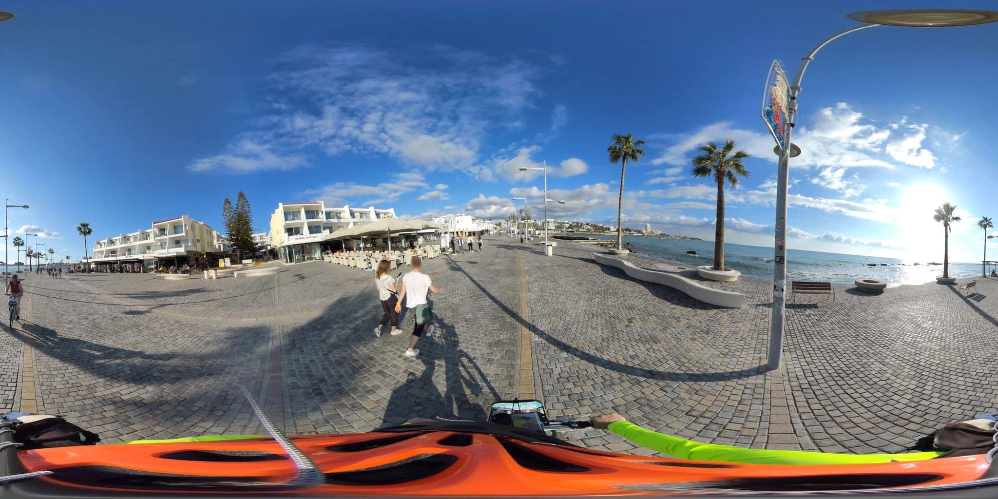 Street view near Paphinia Sea View Appartments, Paphos — © jg360 (CC BY-SA · Mapillary)