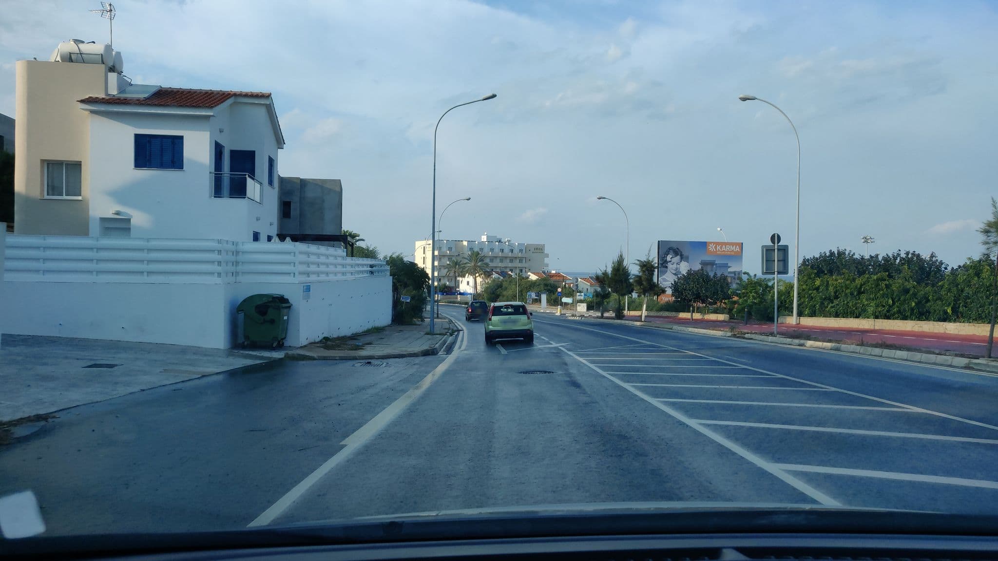 Street view near Narcissos Bay View Villa, Protaras — © chaikovsky (CC BY-SA · Mapillary)